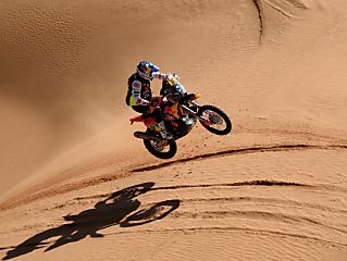 Walkner beim Abenteuer Dakar