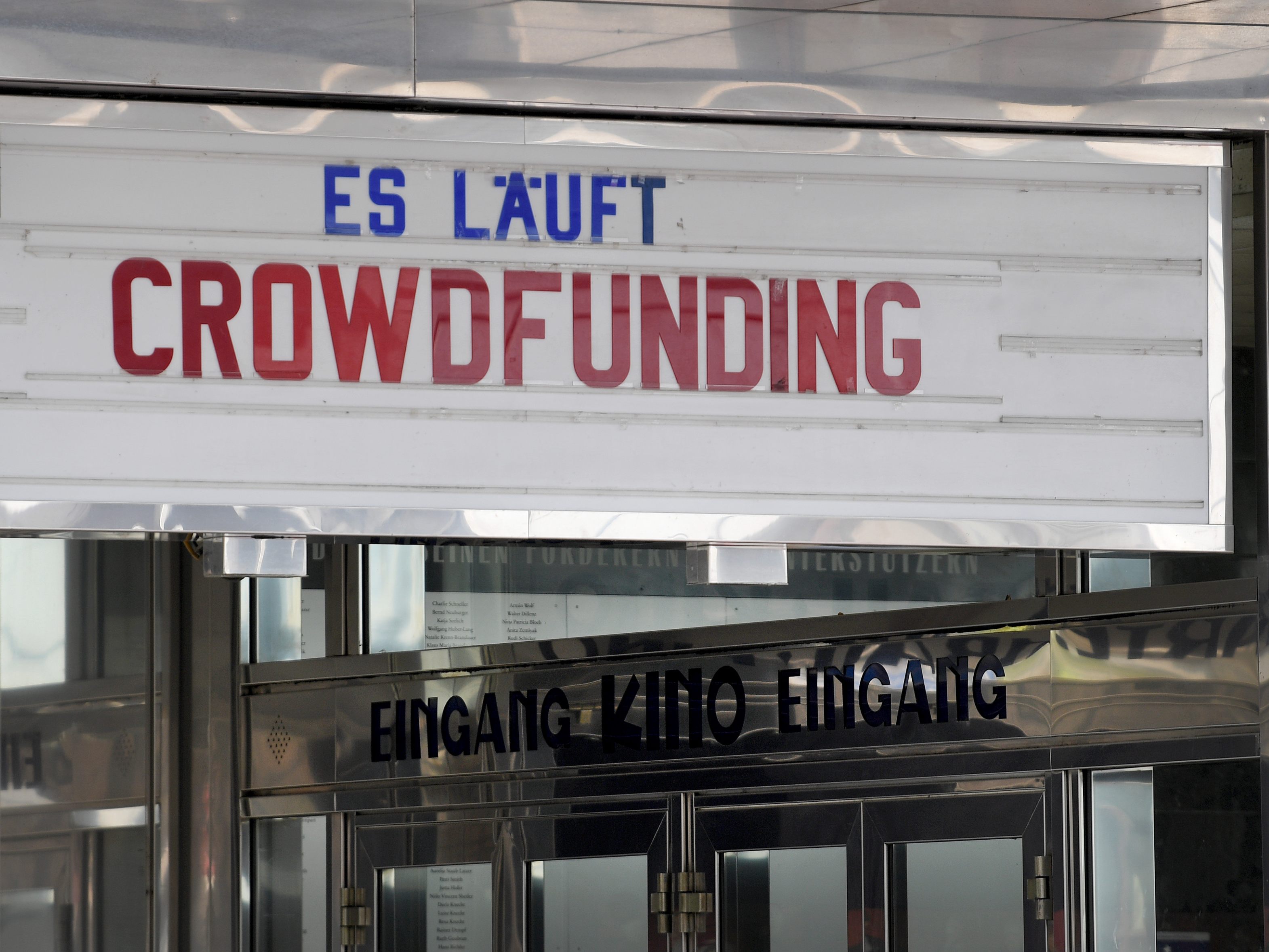 Auch das Gartenbaukino setzte bei seiner Renovierung 2021 auf Crowdfunding.