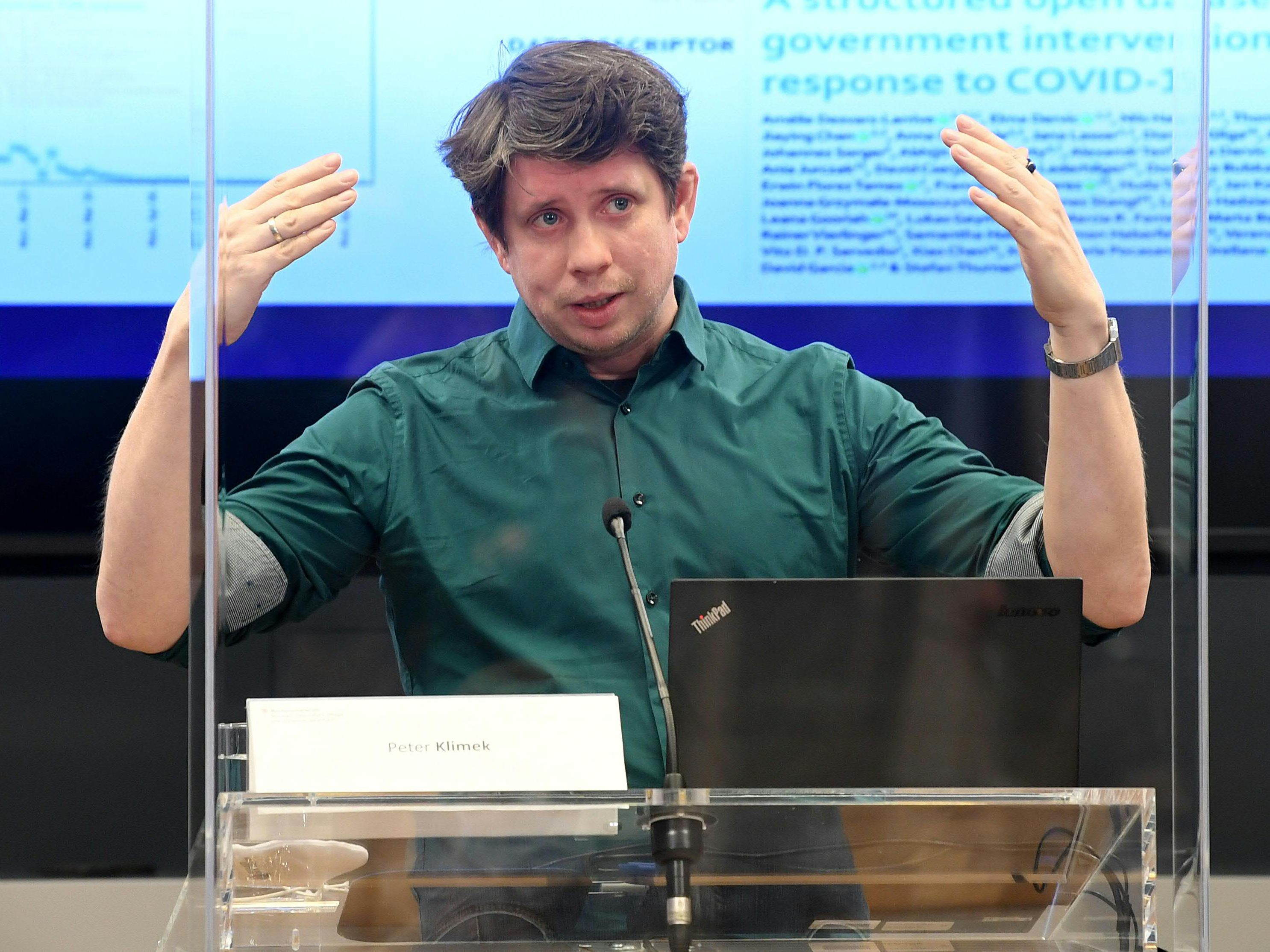 Peter Klimek ist Wissenschaftler des Jahres 2021. Peter Klimek ist Wissenschaftler des Jahres 2021.