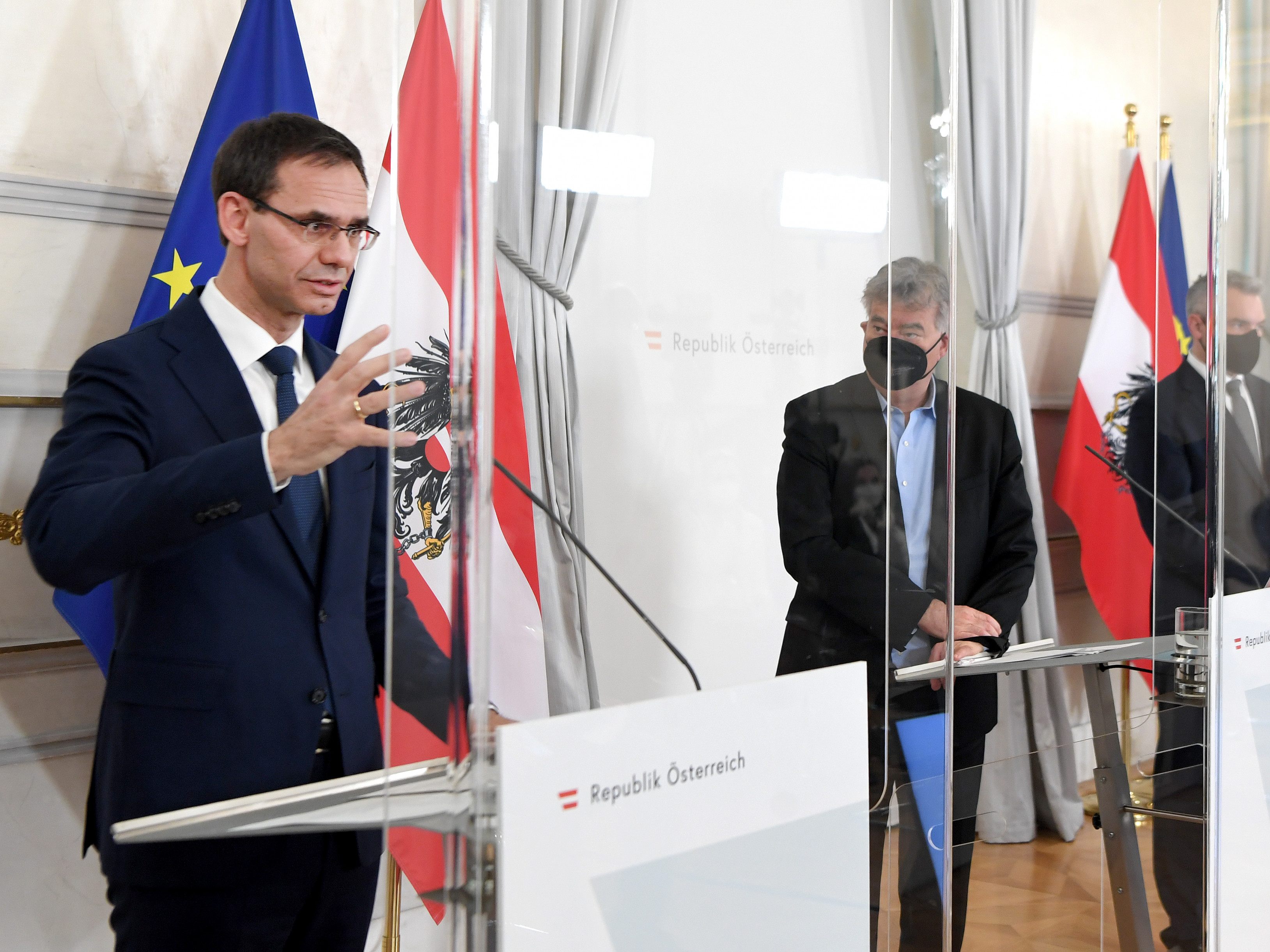 Am Mittwoch findet ab 12 Uhr wieder das Pressefoyer nach dem Ministerrat statt.