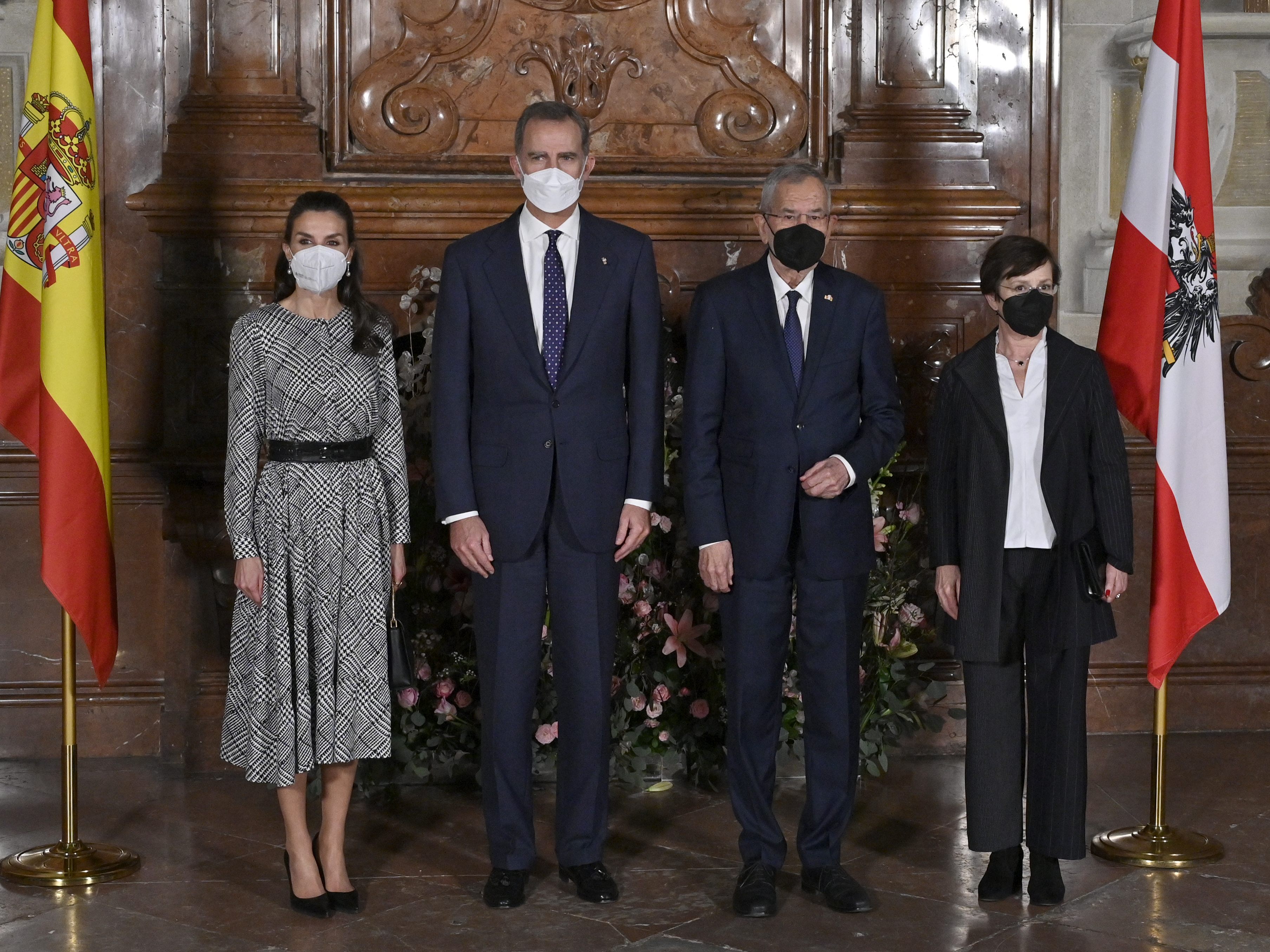 Eine Ausstellung im Wiener Belvedere wurde von Spaniens Königspaar eröffnet.