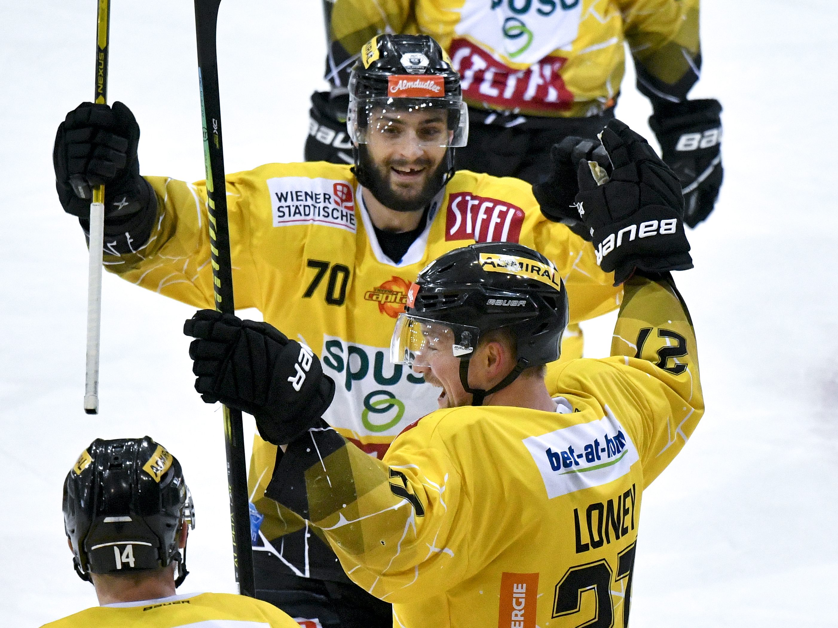 Knapper Sieg für die Vienna Capitals.