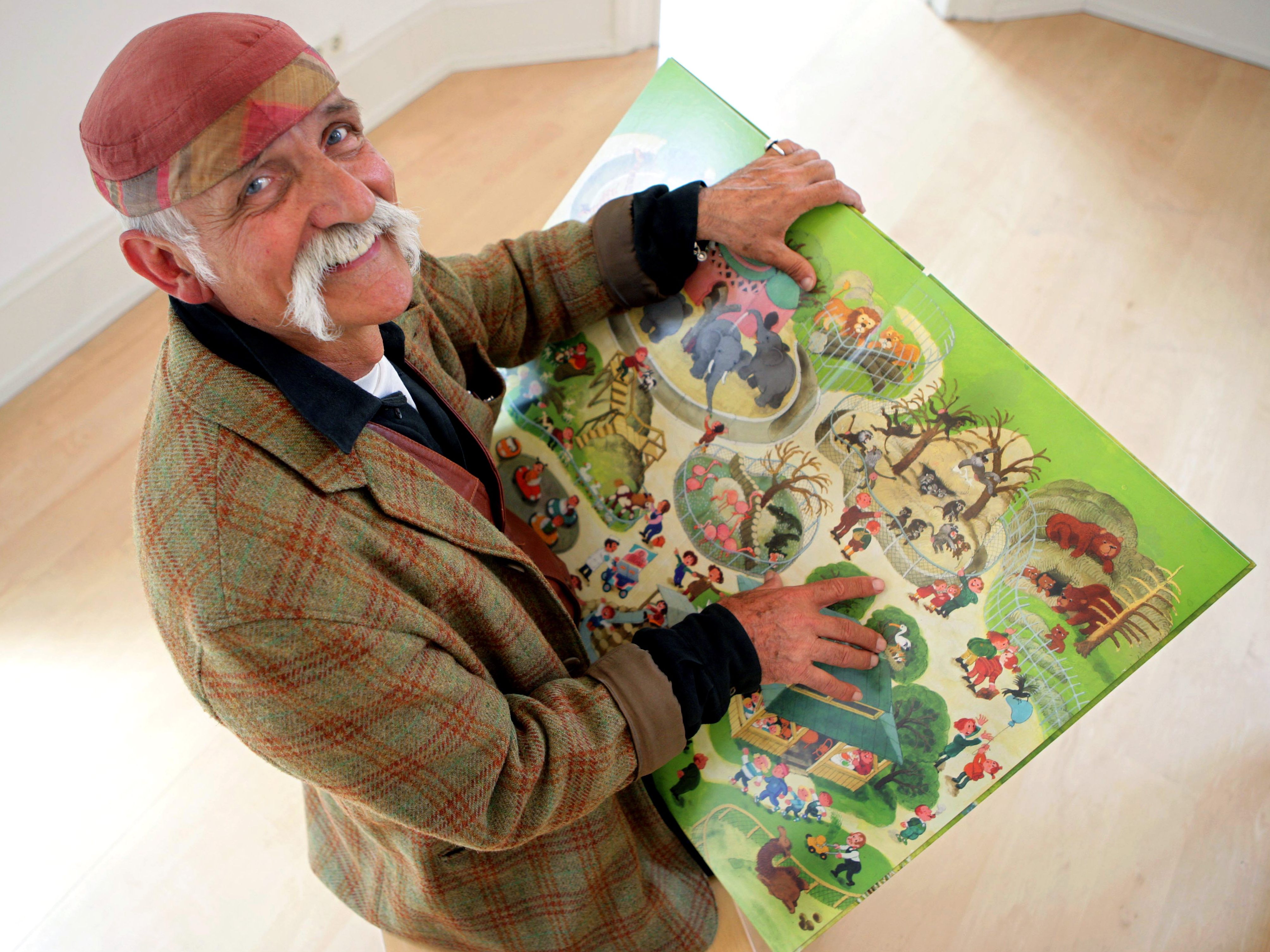 Das Lebenswerk des Zeichner umfasst mehr als 70 Bücher, Poster und Puzzles.