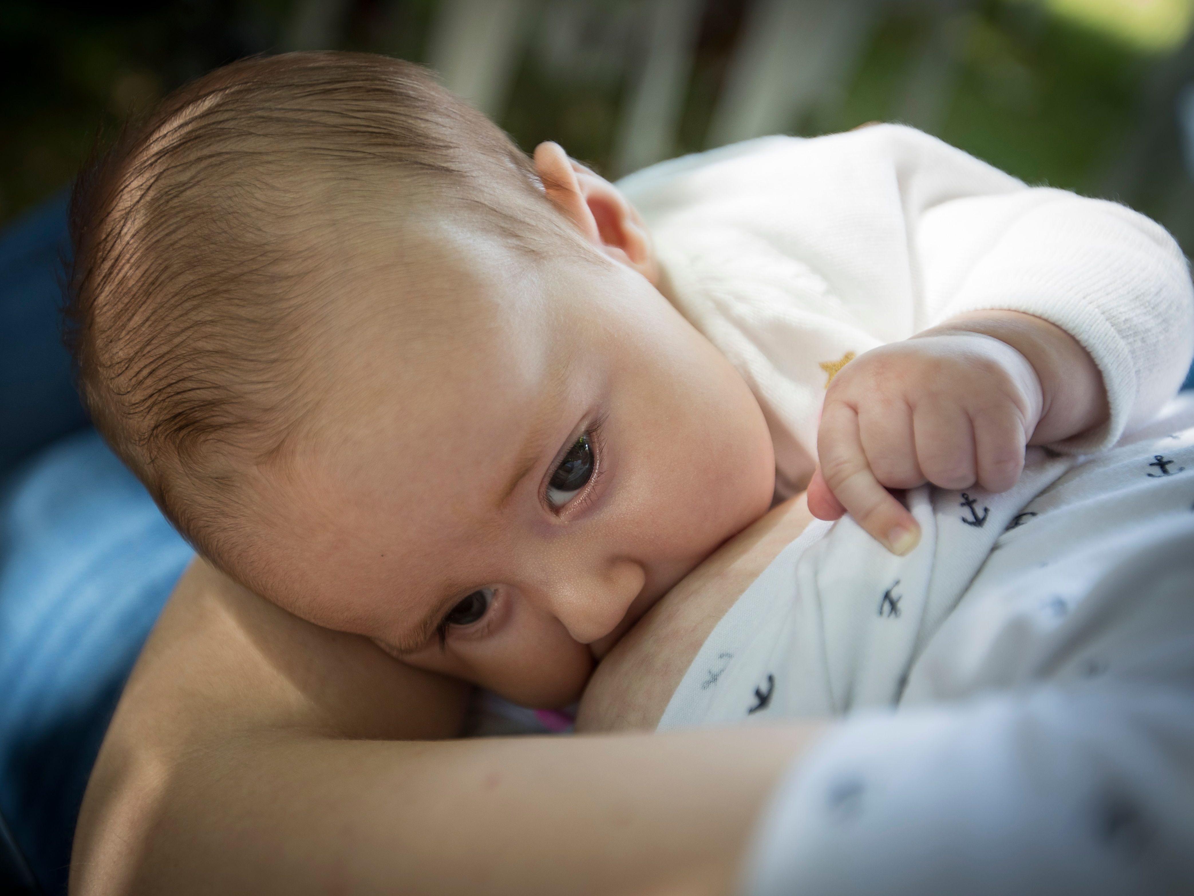 Baby sollen sich, laut US-Studie, nicht durch Stillen mit dem Coronavirus anstecken können.