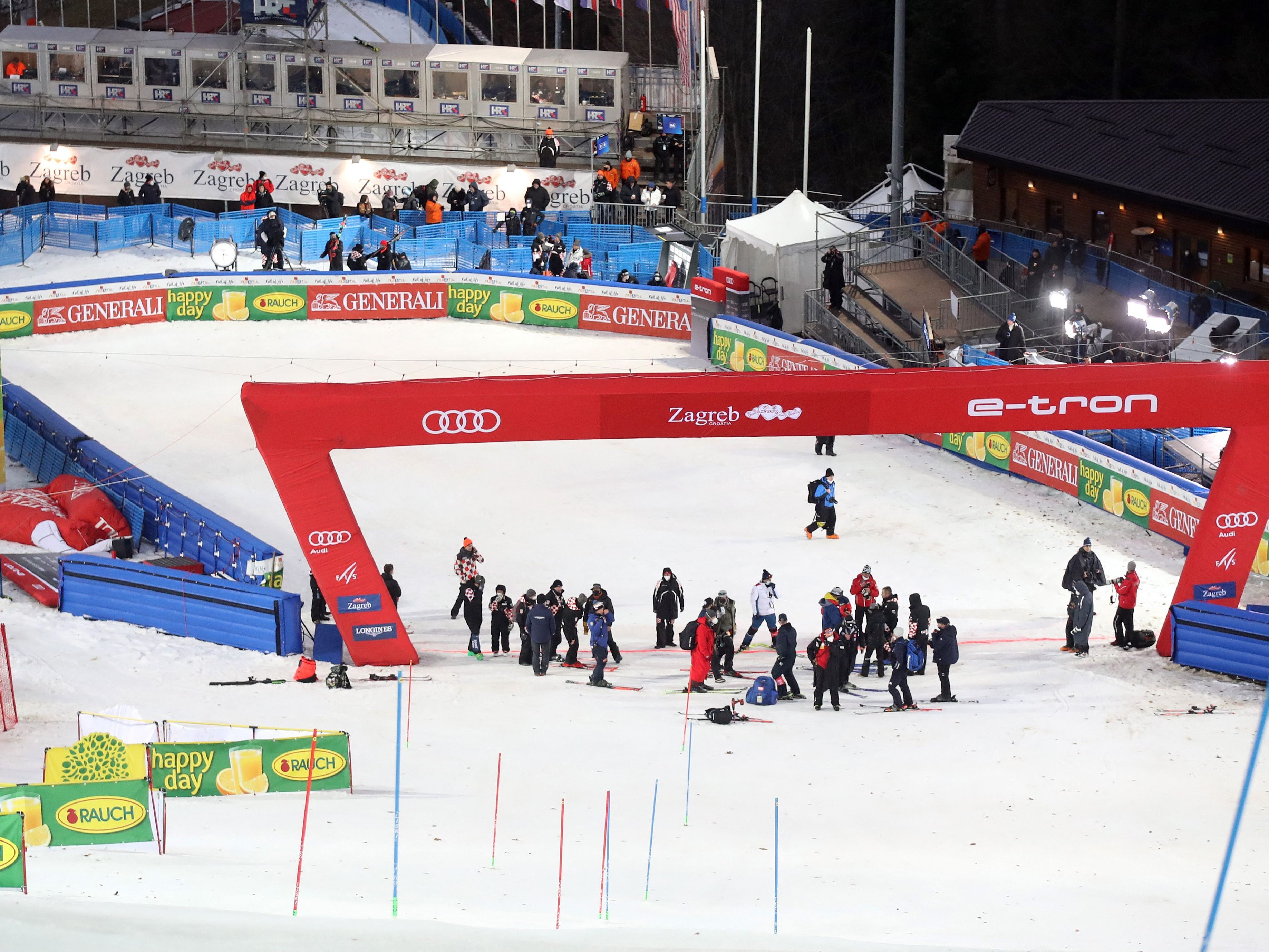 Am Donnerstag soll der abgesagte Zagreb-Slalom nachgeholt werden.