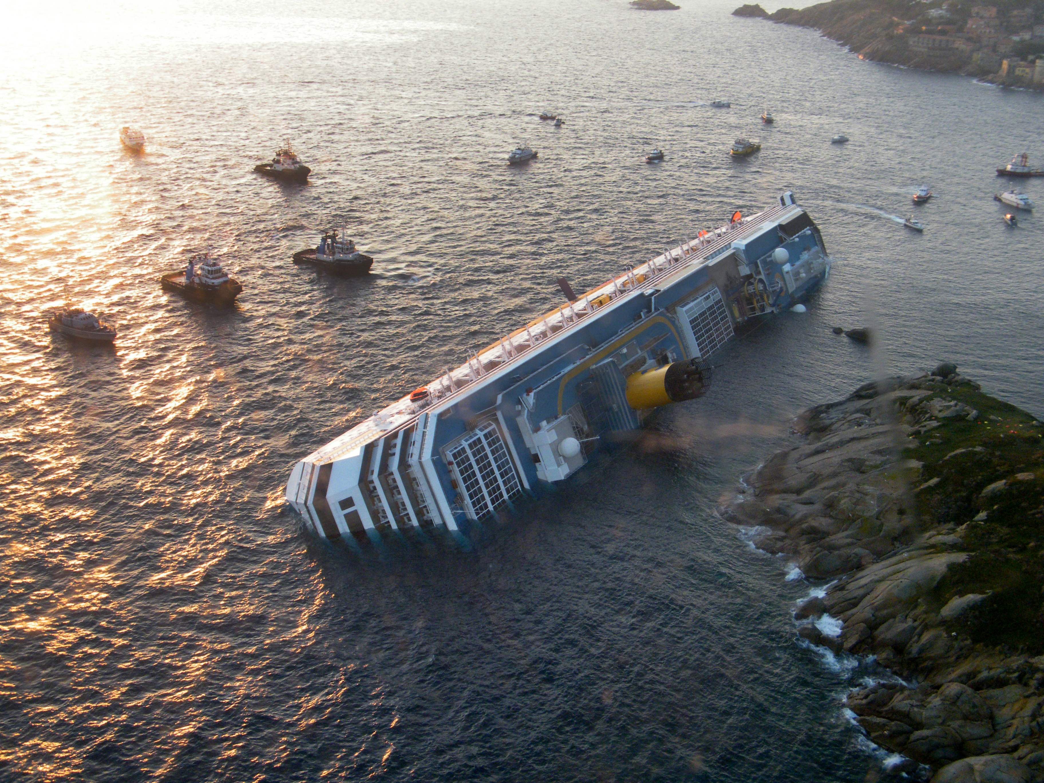 Am 13. Jänner 2012 lief die Costa Concordia auf Grund.