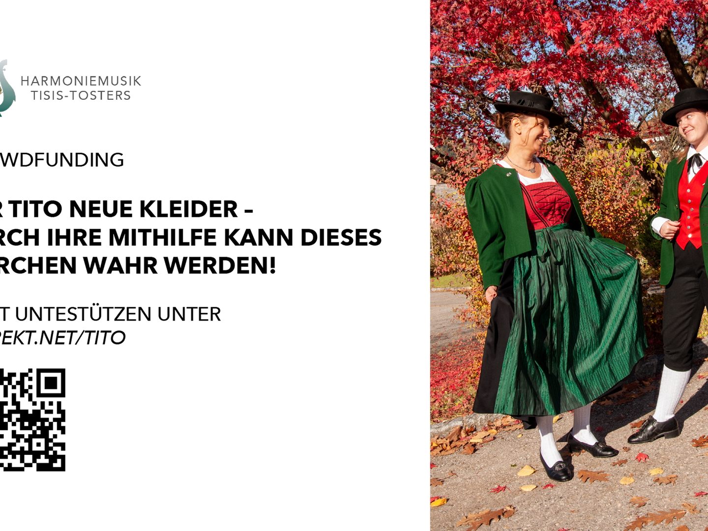 Mit Crowdfunding zu neuen Frauentrachten: Kampagne der Harmoniemusik Tisis-Tosters Mit Crowdfunding zu neuen Frauentrachten: Kampagne der Harmoniemusik Tisis-Tosters