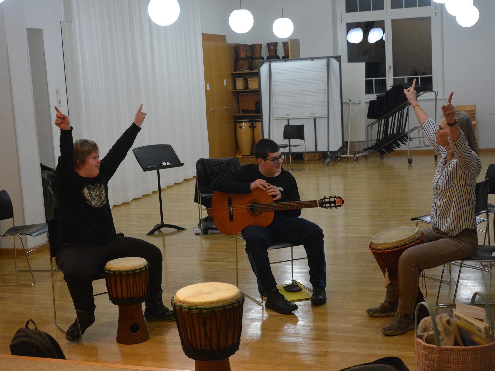 Seit Herbst musiziert die "All Stars Inclusive Band" in der Rheintalischen Musikschule. Seit Herbst musiziert die "All Stars Inclusive Band" in der Rheintalischen Musikschule.
