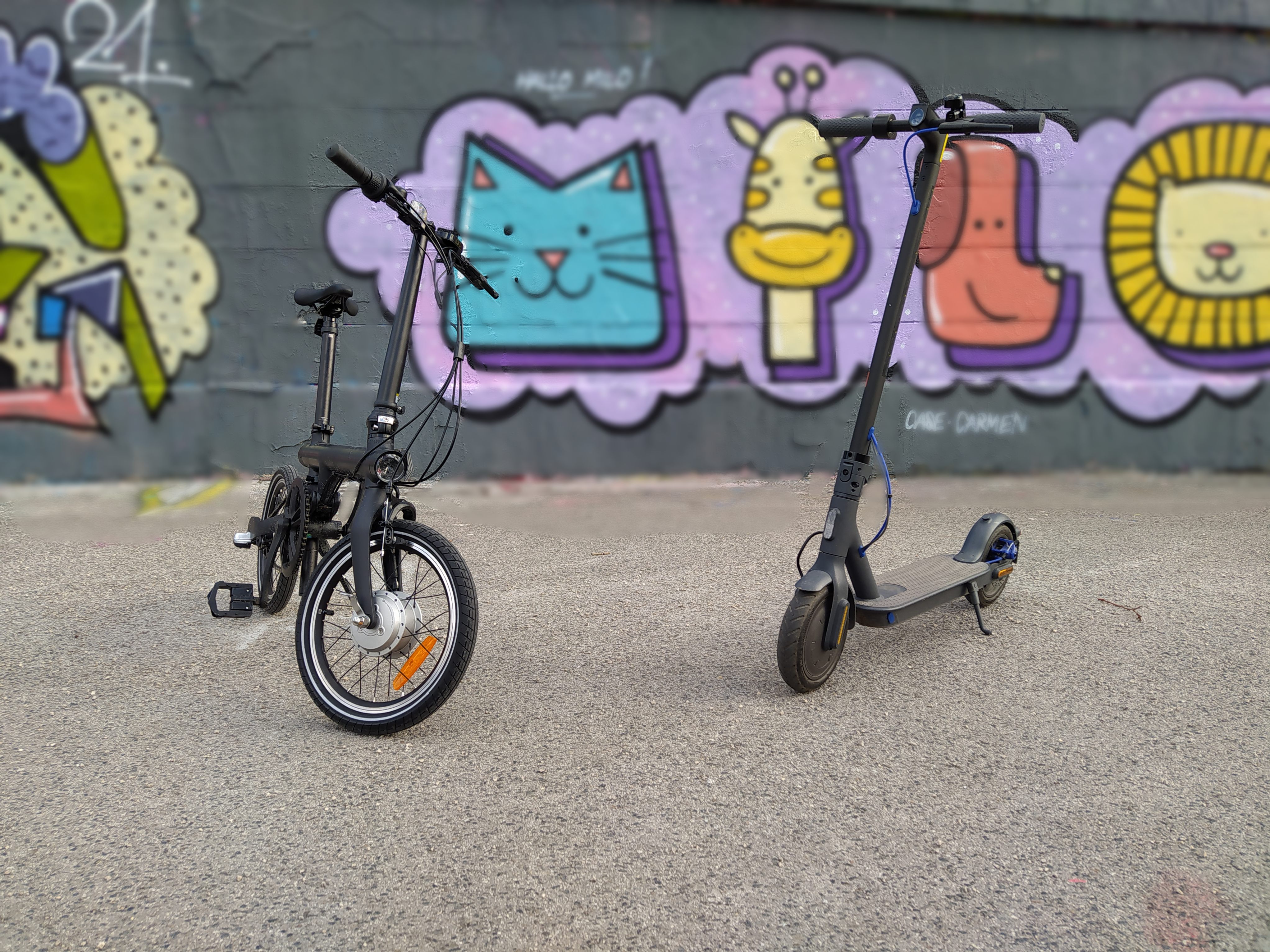 E-Bike und E-Scooter von Xiaomi im Test. E-Bike und E-Scooter von Xiaomi im Test.