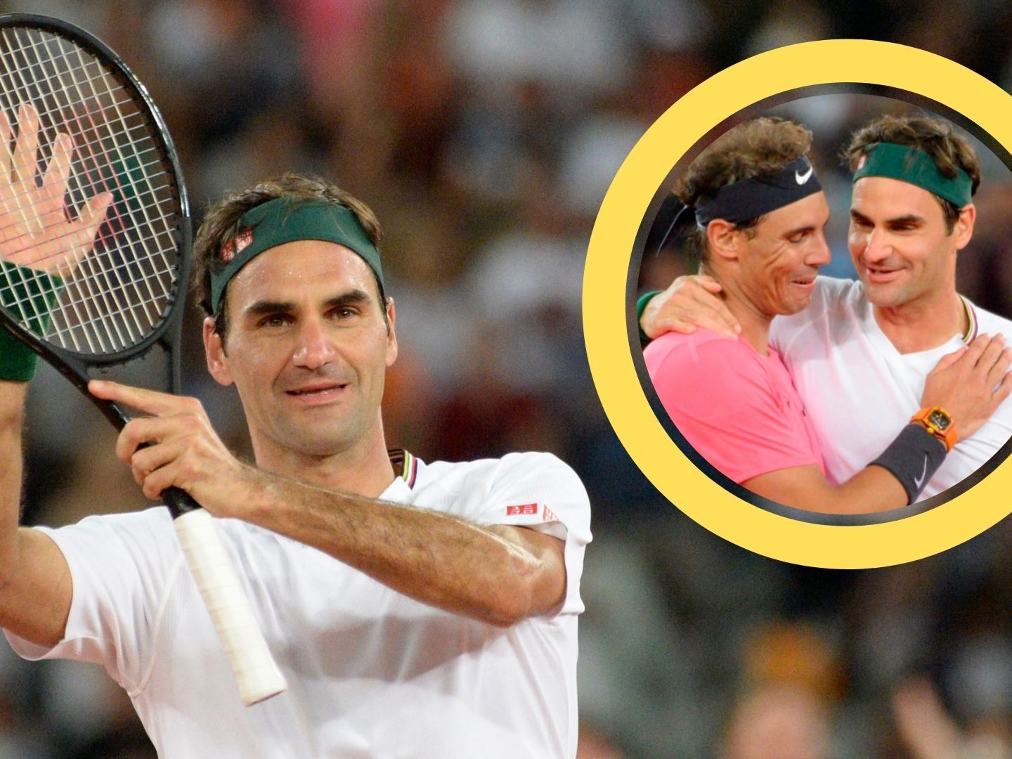 Roger Federer und Rafael Nadal sind Freunde.