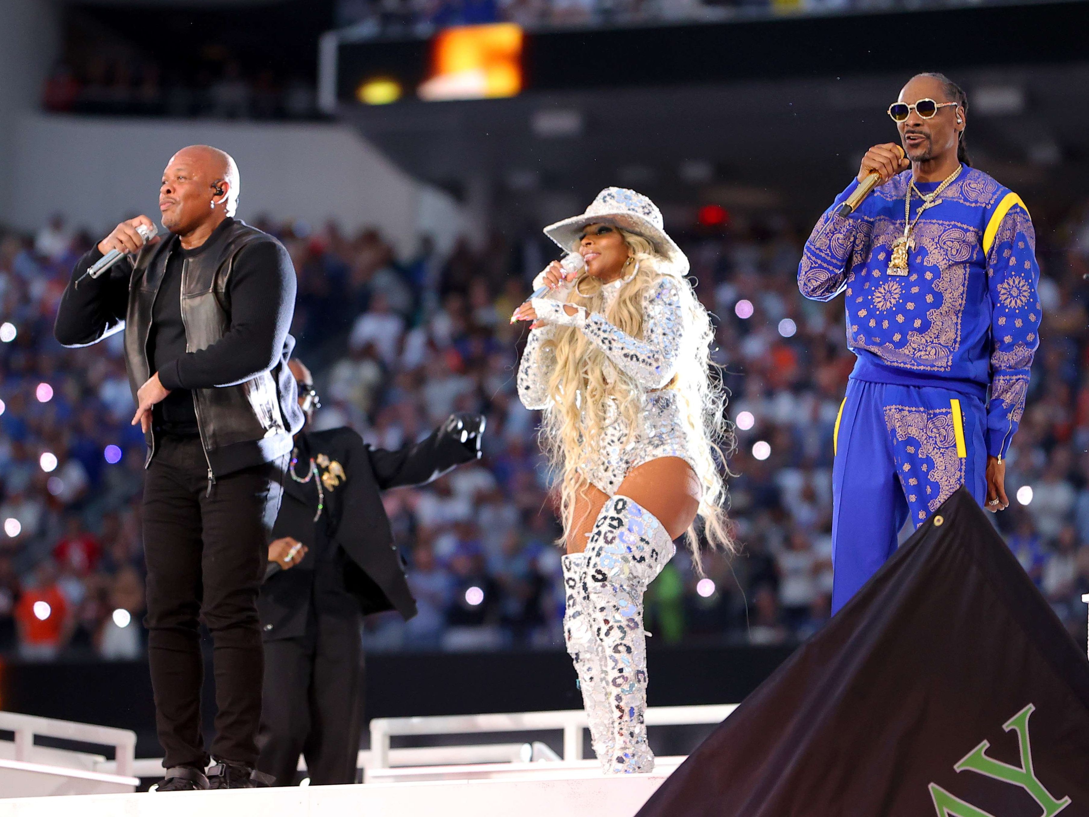 Das war die grandiose Halbzeit-Show beim Super-Bowl. Das war die grandiose Halbzeit-Show beim Super-Bowl.