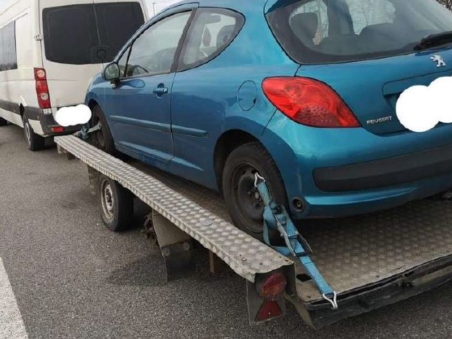 Beim Anhänger fehlte ein Rad.