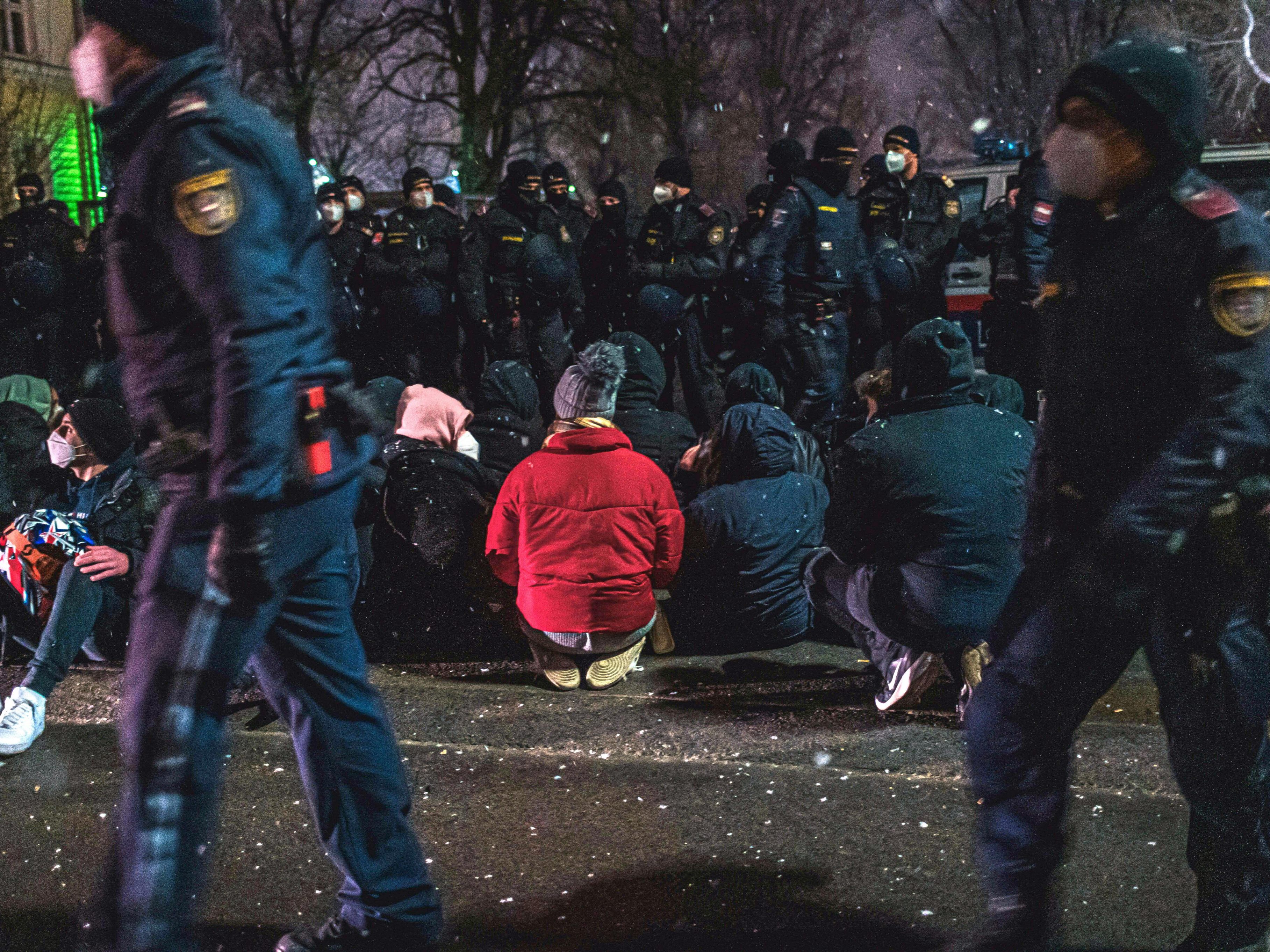 Als das Mädchen Ende Jänner 2021 nach Georgien abgeschoben wurde, gab es massive Proteste in Wien Als das Mädchen Ende Jänner 2021 nach Georgien abgeschoben wurde, gab es massive Proteste in Wien