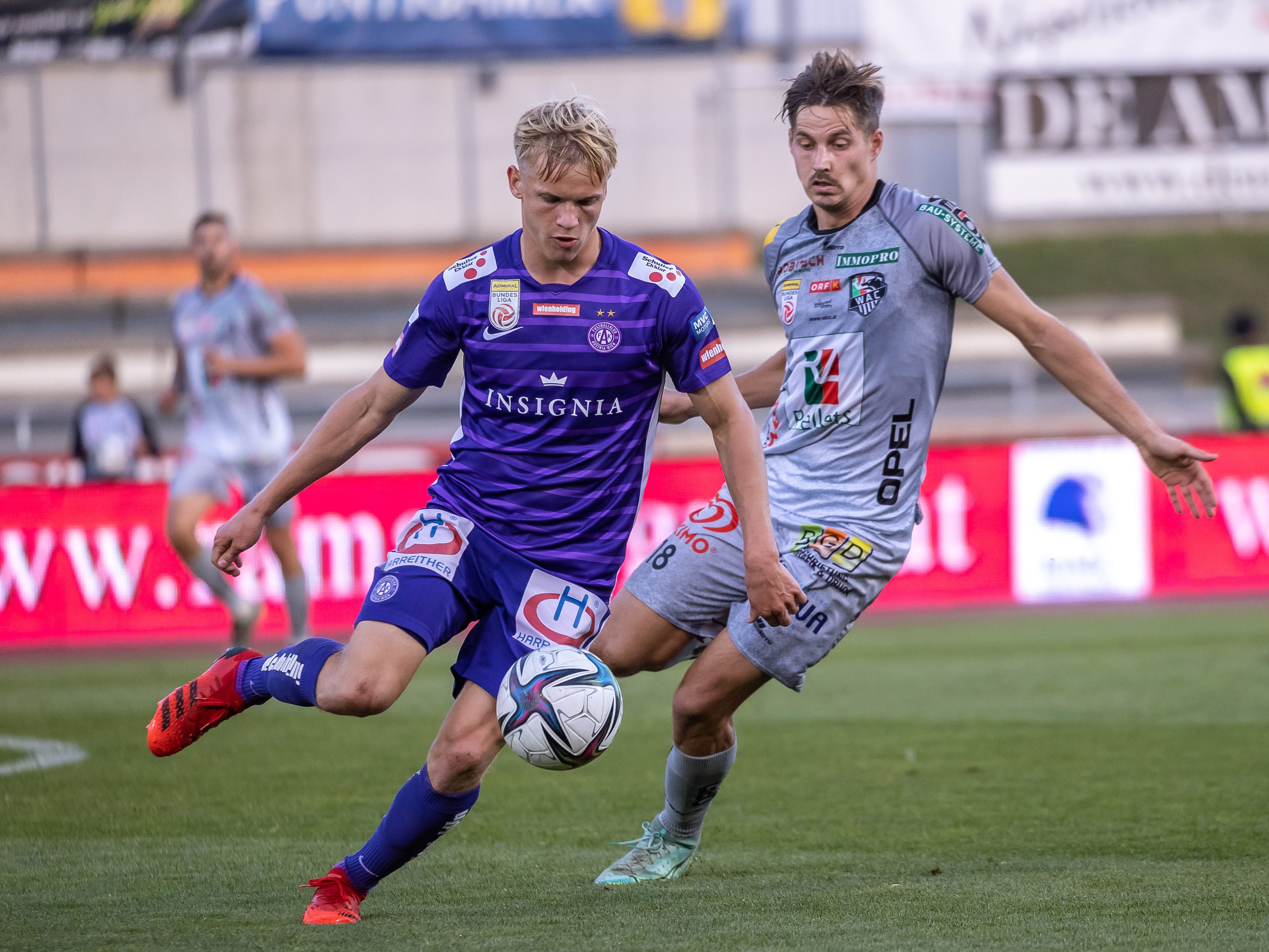 LIVE-Ticker zum Spiel Austria Wien gegen WAC ab 17 Uhr.