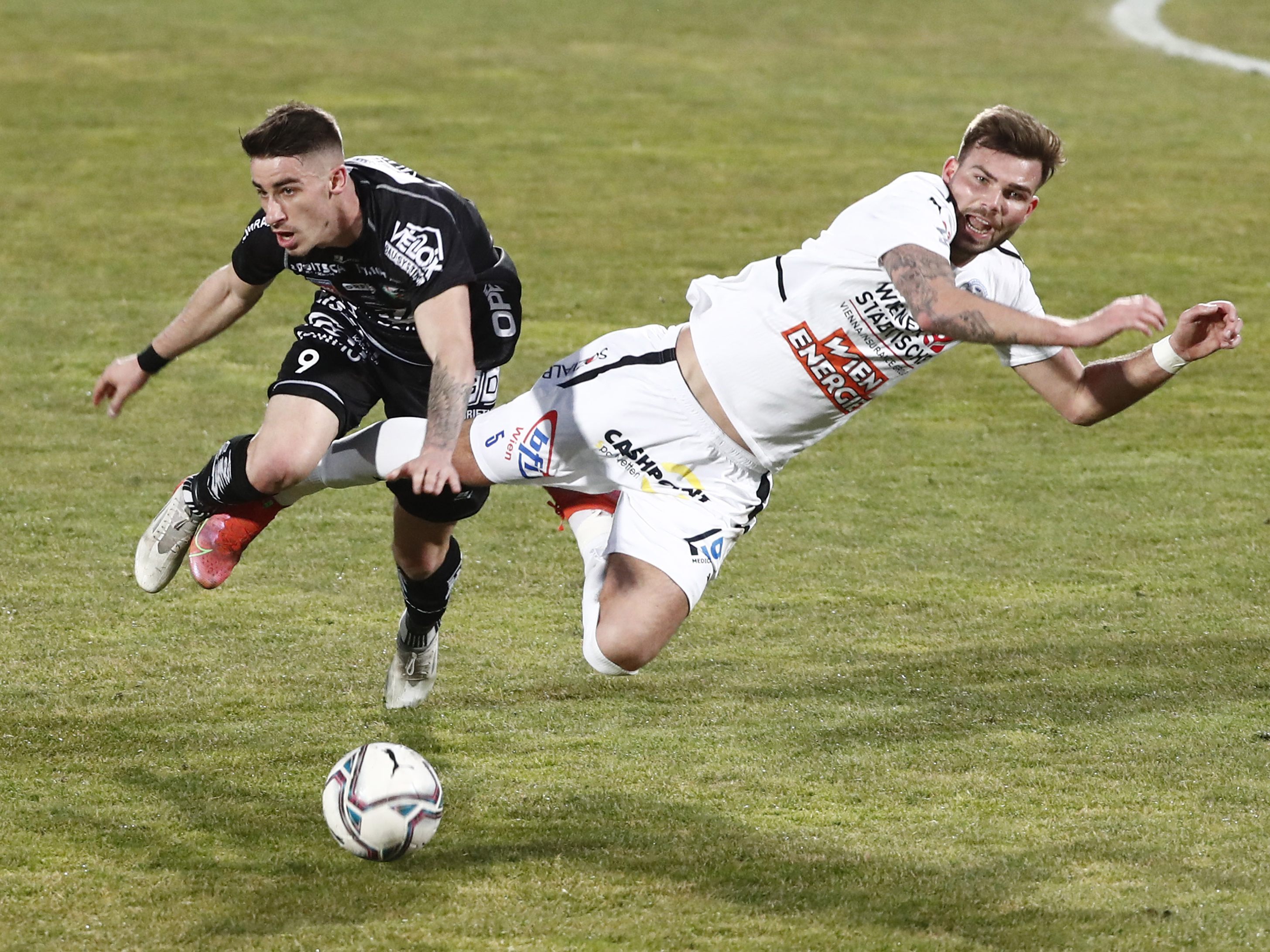 Sechs Treffer fielen beim ÖFB-Cup-Spiel zwischen dem WAC und dem FAC. Sechs Treffer fielen beim ÖFB-Cup-Spiel zwischen dem WAC und dem FAC.