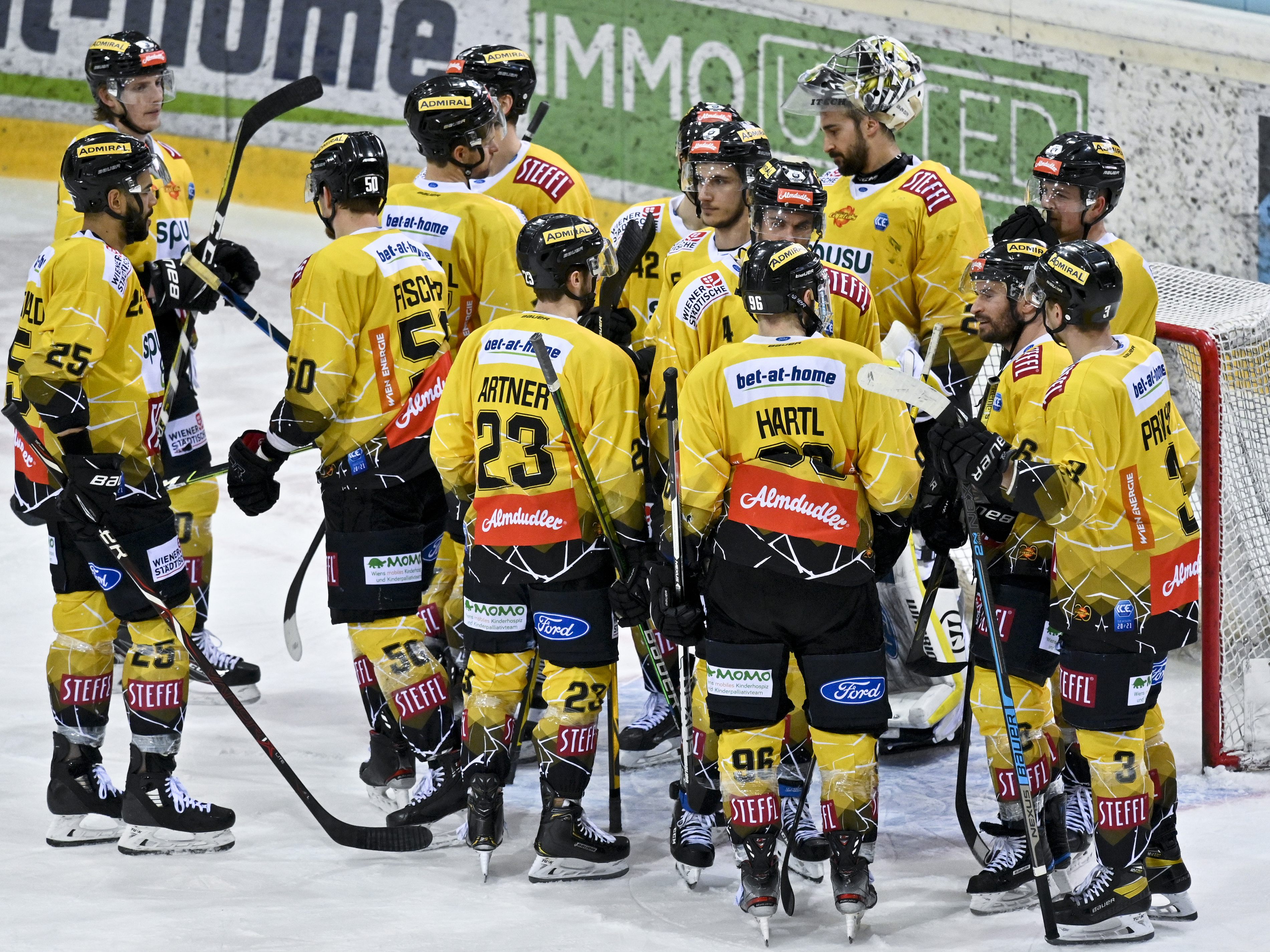 Den Vienna Capitals gelang ein Heimsieg gegen Black Wings Linz.