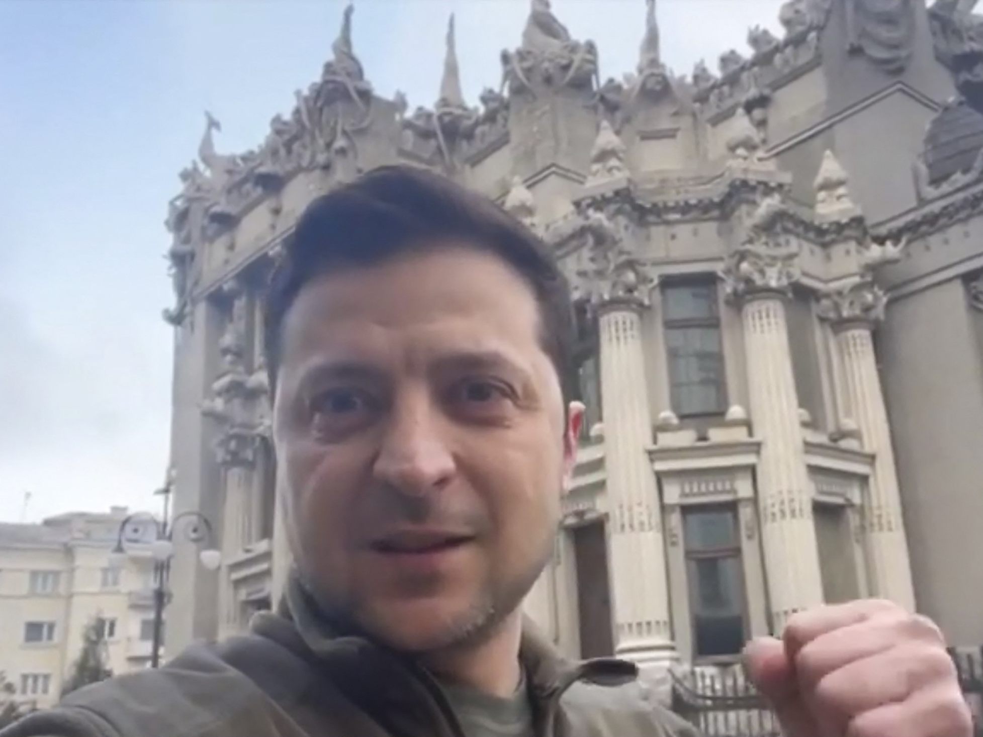 Präsident Selenskyj hat die Ukraine nicht verlassen. Präsident Selenskyj hat die Ukraine nicht verlassen.