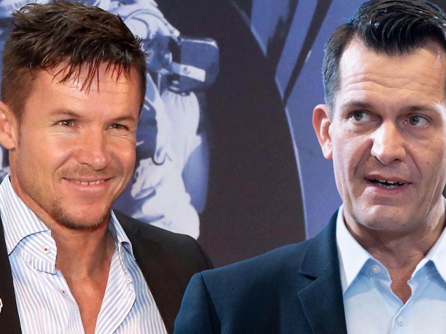 Felix Baumgartner (l.) schießt in den Sozialen Medien wieder einmal gegen Gesundheitsminister Wolfgang Mückstein (r.). Felix Baumgartner (l.) schießt in den Sozialen Medien wieder einmal gegen Gesundheitsminister Wolfgang Mückstein (r.).