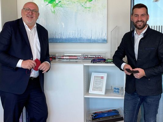 Bei seinem Treffen mit ÖBB-Vorstand Andreas Matthä in Wien hatte Bürgermeister Simon Tschann wichtige Themen mit im Gepäck. Bei seinem Treffen mit ÖBB-Vorstand Andreas Matthä in Wien hatte Bürgermeister Simon Tschann wichtige Themen mit im Gepäck.