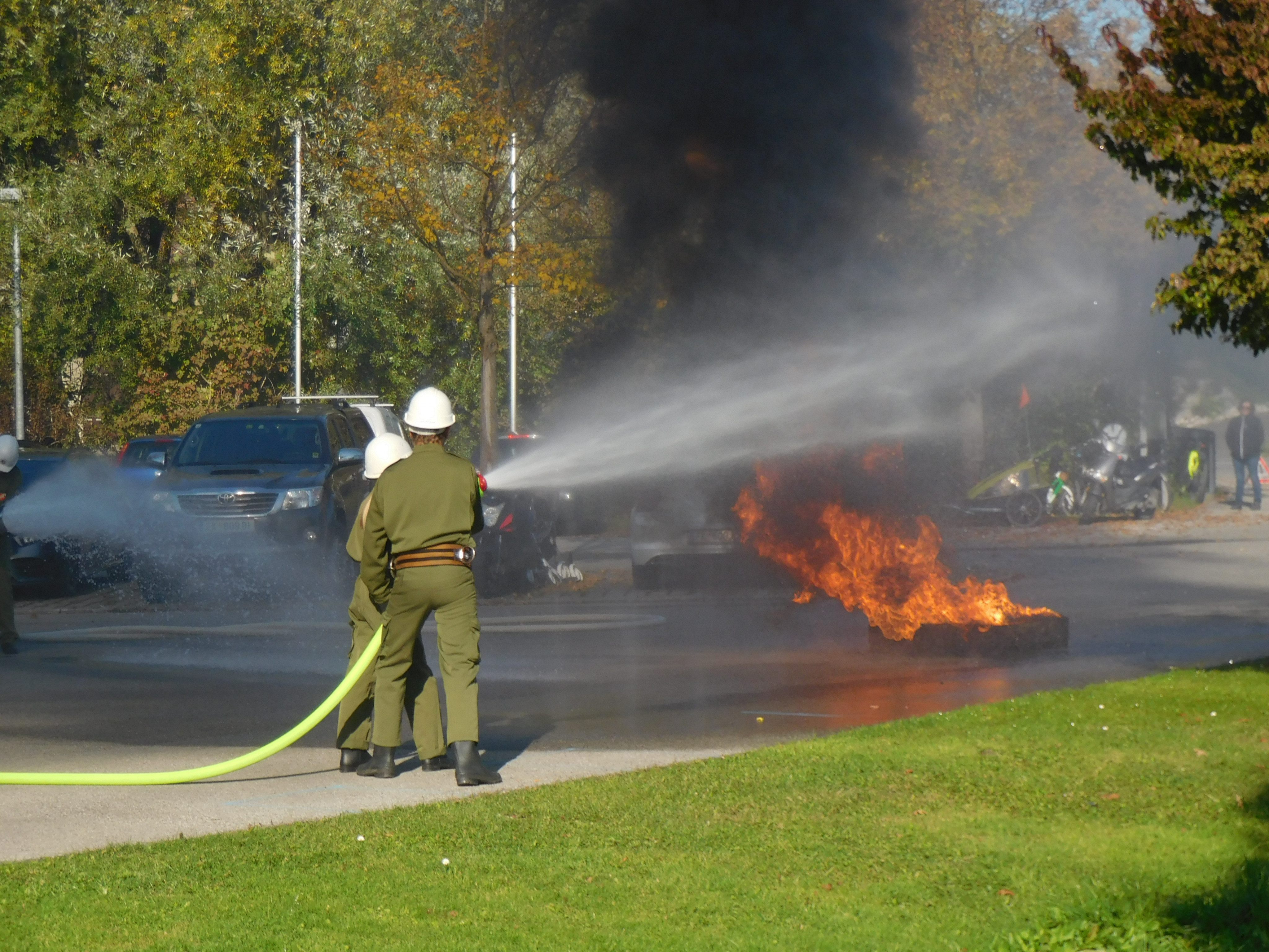 Die Göfner Feuerwehr blickte auf zwei herausfordernde Jahre zurück