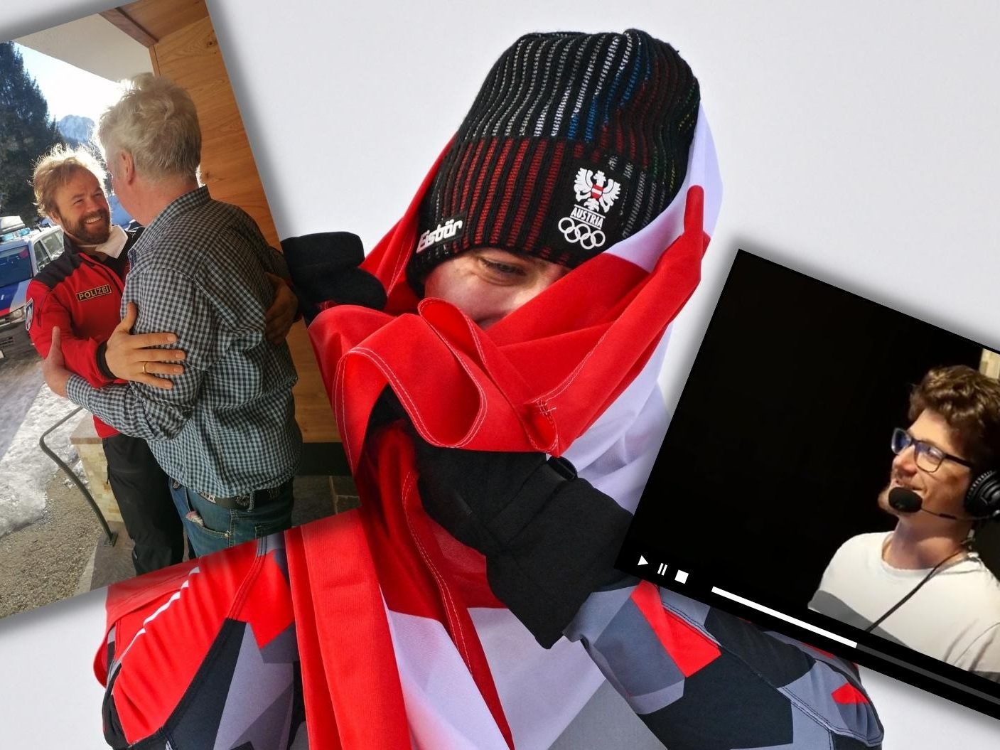 Familie und Freunde freuen sich mit "Izzi". Familie und Freunde freuen sich mit "Izzi".