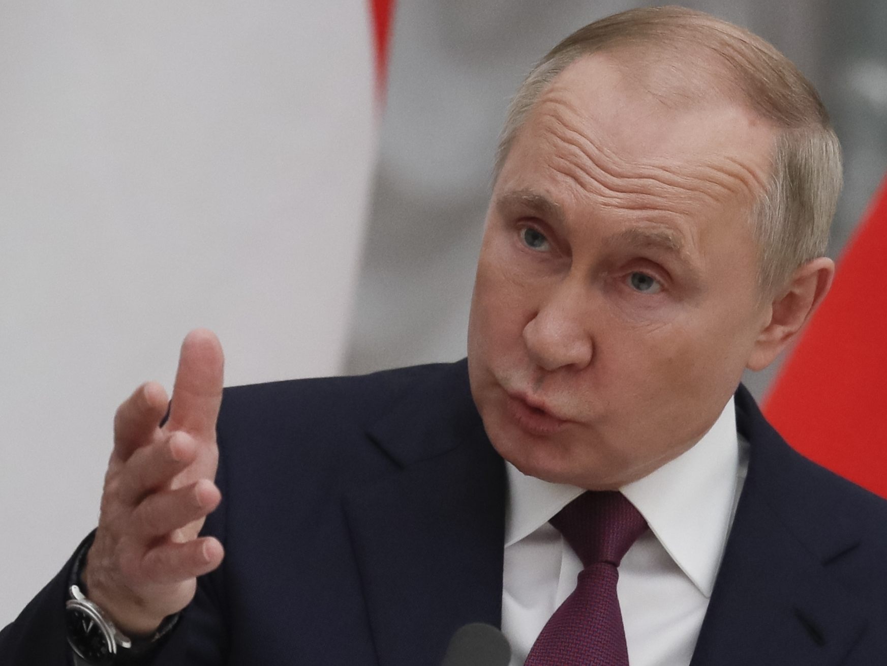 Putin bezeichnet Angriff auf Ukraine als "notwendige Maßnahme". Putin bezeichnet Angriff auf Ukraine als "notwendige Maßnahme".
