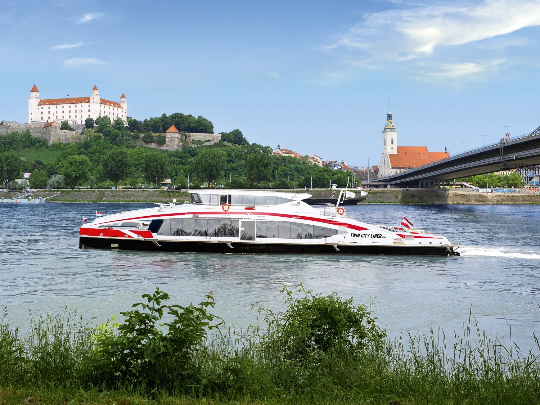 Der Twin City Liner der Central Danube bietet ab 5. März Frühlingsfahrten an.