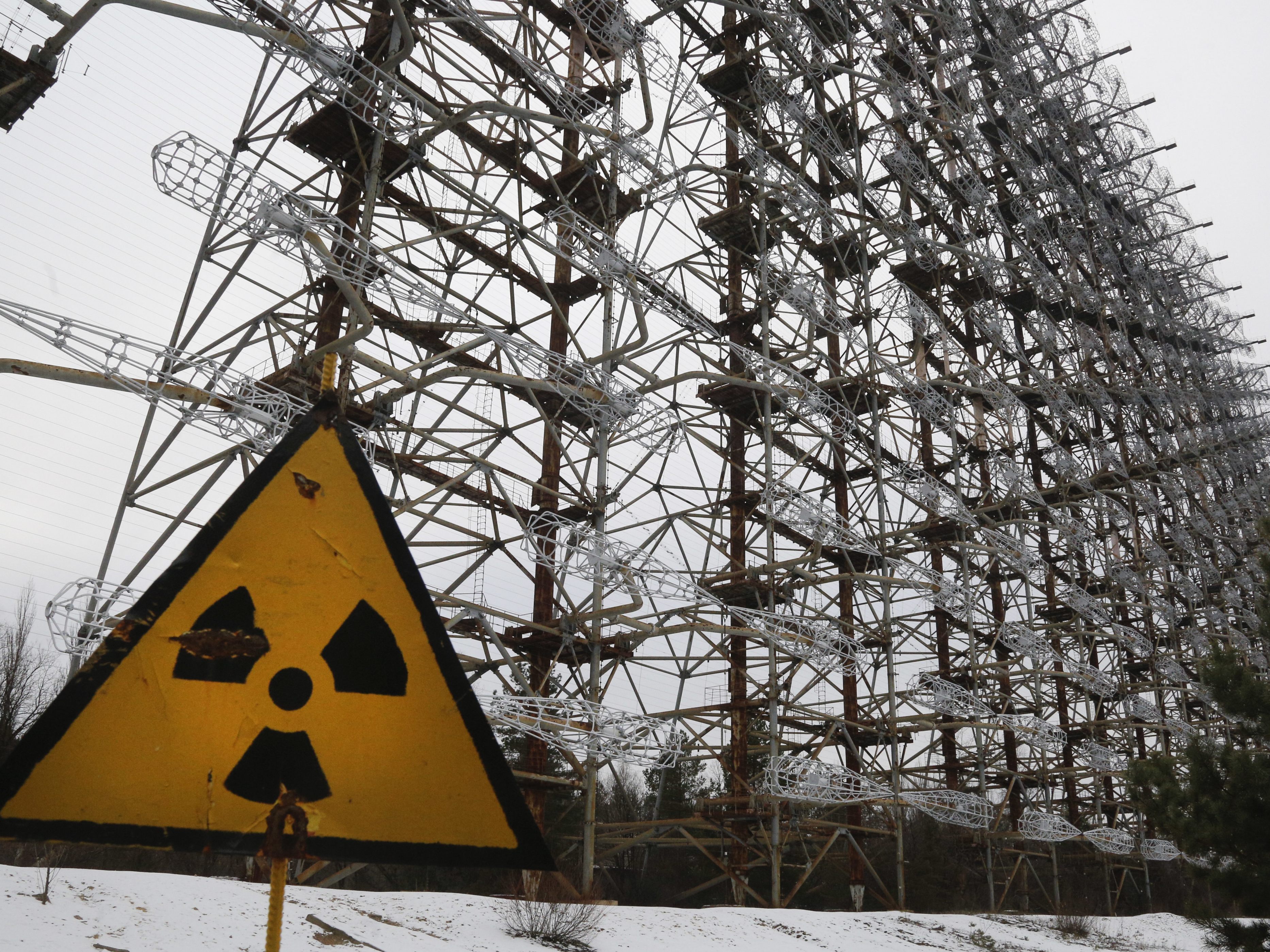Höhere Radioaktivität in Tschernobyl wegen Militärfahrzeugen. Höhere Radioaktivität in Tschernobyl wegen Militärfahrzeugen.