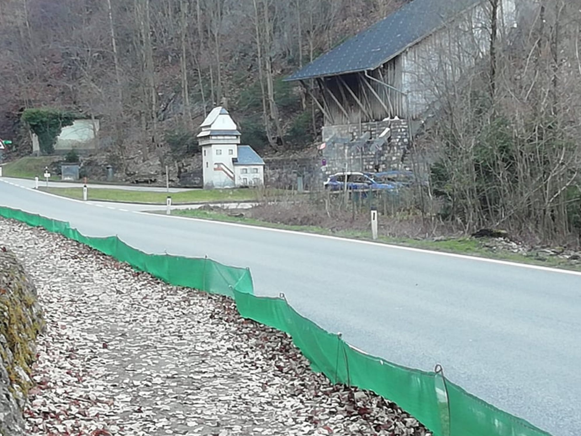 An der Montfortstraße wurde wieder der Amphibienzan aufgebaut