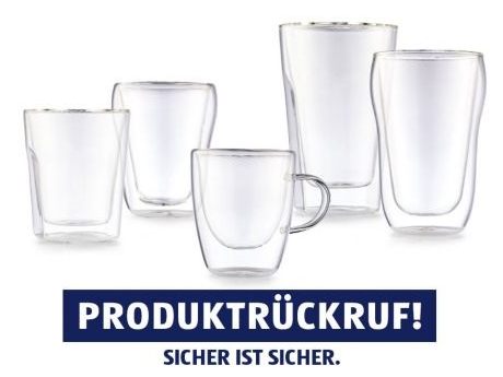 Hofer ruft seine Thermogläser zurück. Hofer ruft seine Thermogläser zurück.