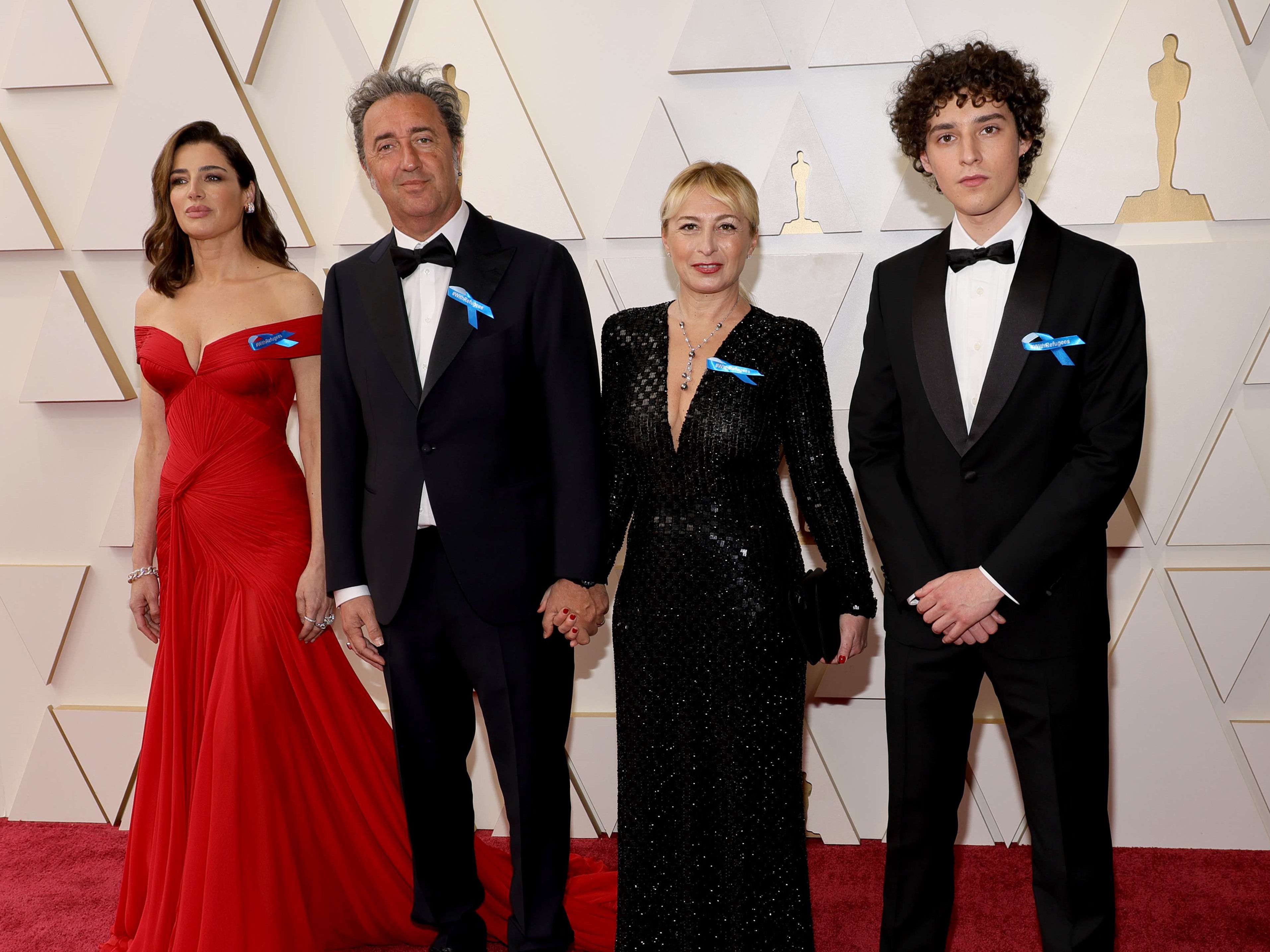 Luisa Ranieri, Paolo Sorrentino, Daniela D'Antonio und Filippo Scotti