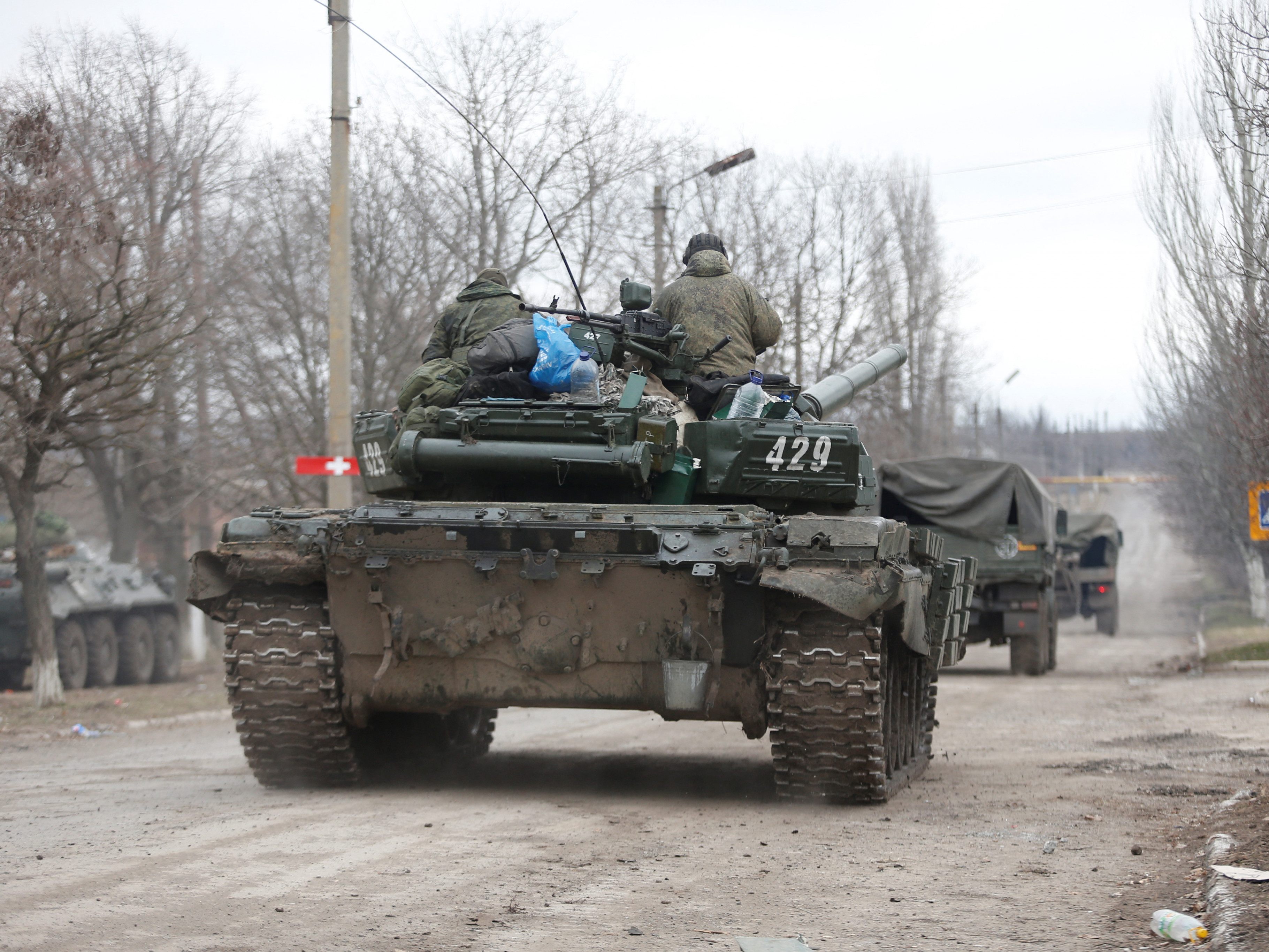 Russland gab erstmals den Einsatz von Wehrpflichtigen in der Ukraine zu. Russland gab erstmals den Einsatz von Wehrpflichtigen in der Ukraine zu.