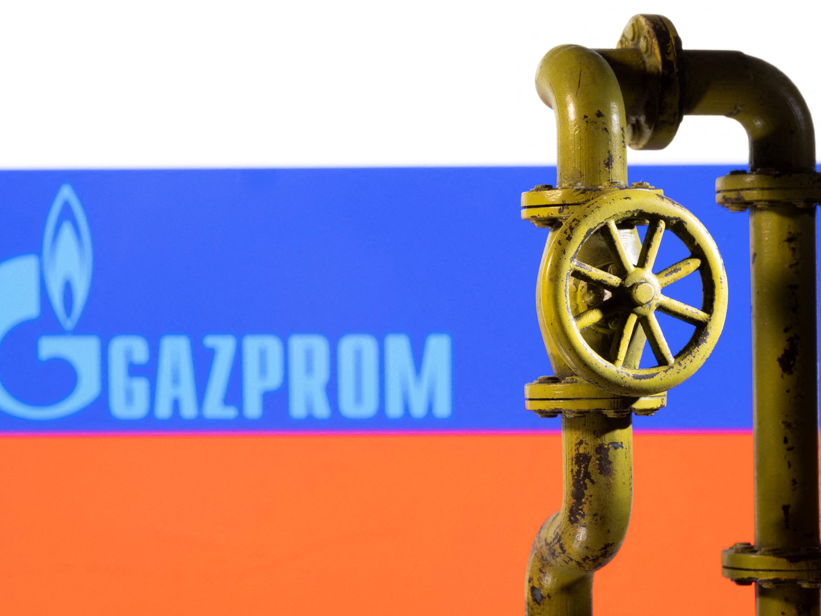 Gazprom pumpt weiter Erdgas nach Europa. Gazprom pumpt weiter Erdgas nach Europa.