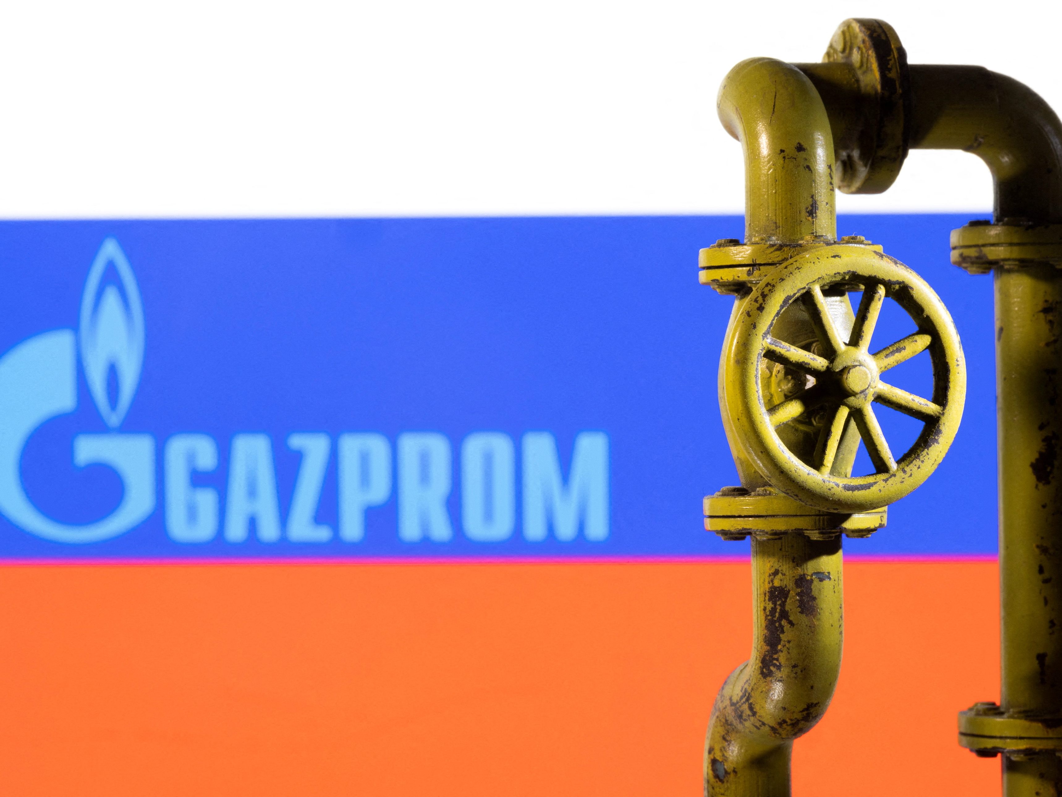 Gazprom pumpt wieder mehr Gas durch Russlands Nachbarland Ukraine. Gazprom pumpt wieder mehr Gas durch Russlands Nachbarland Ukraine.