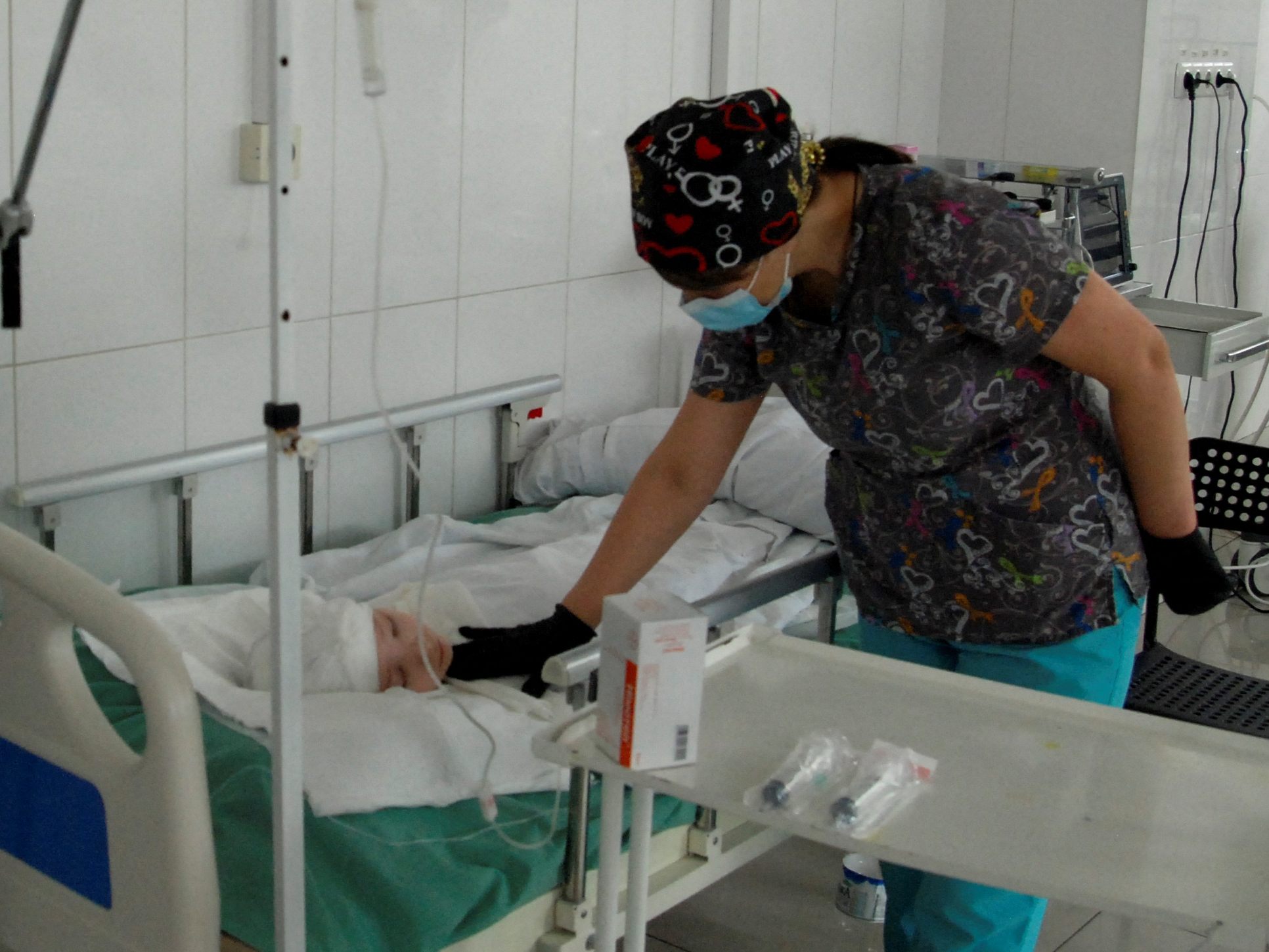 Das Krankenhaus in Lwiw versorgt zahlreiche verletzte Kinder.