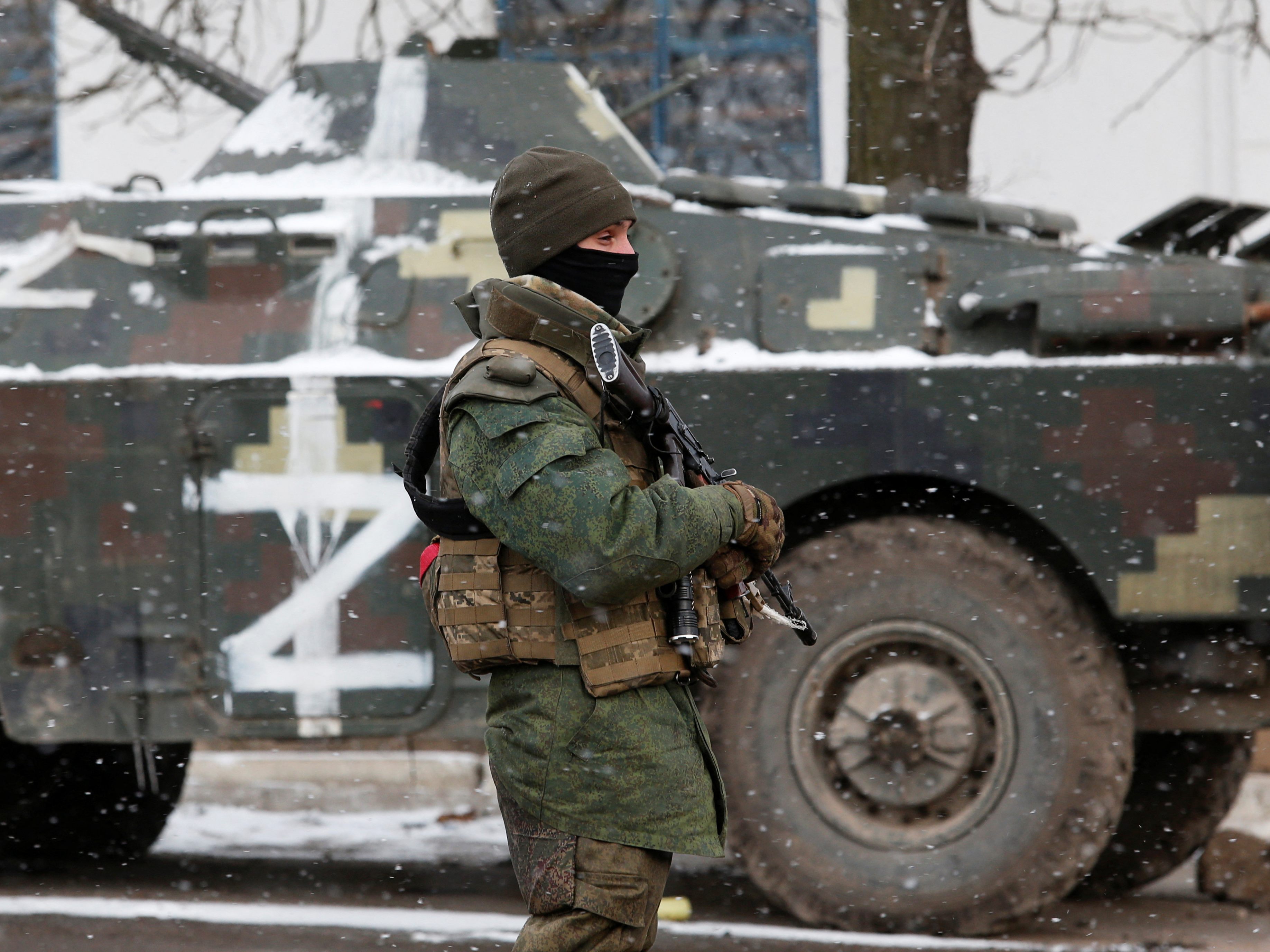 Pro-russische Rebellen nahmen russischen Angaben zufolge die Stadt Wolnowacha ein.