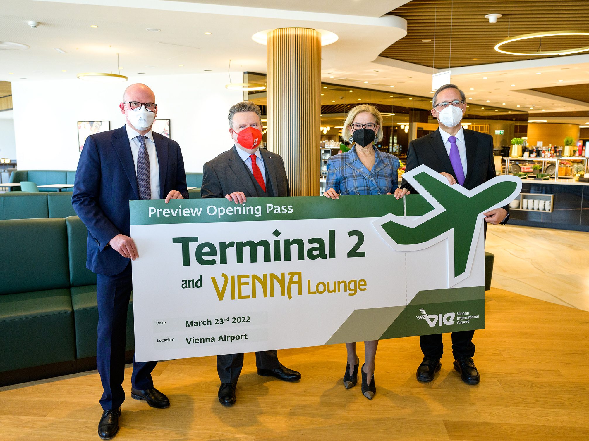 Modernisierter Terminal 2 am Flughafen Wien-Schwechat ist fertig.