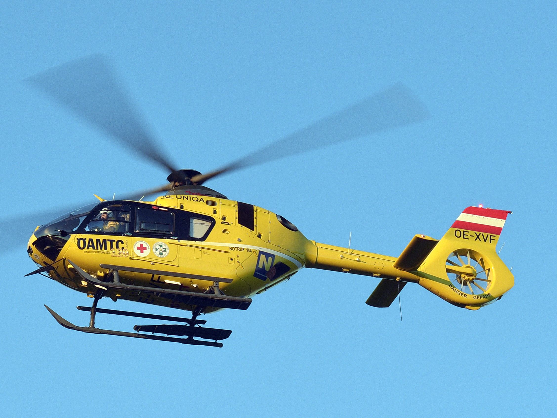 Der Schwerverletzte wurde ins Spital geflogen.