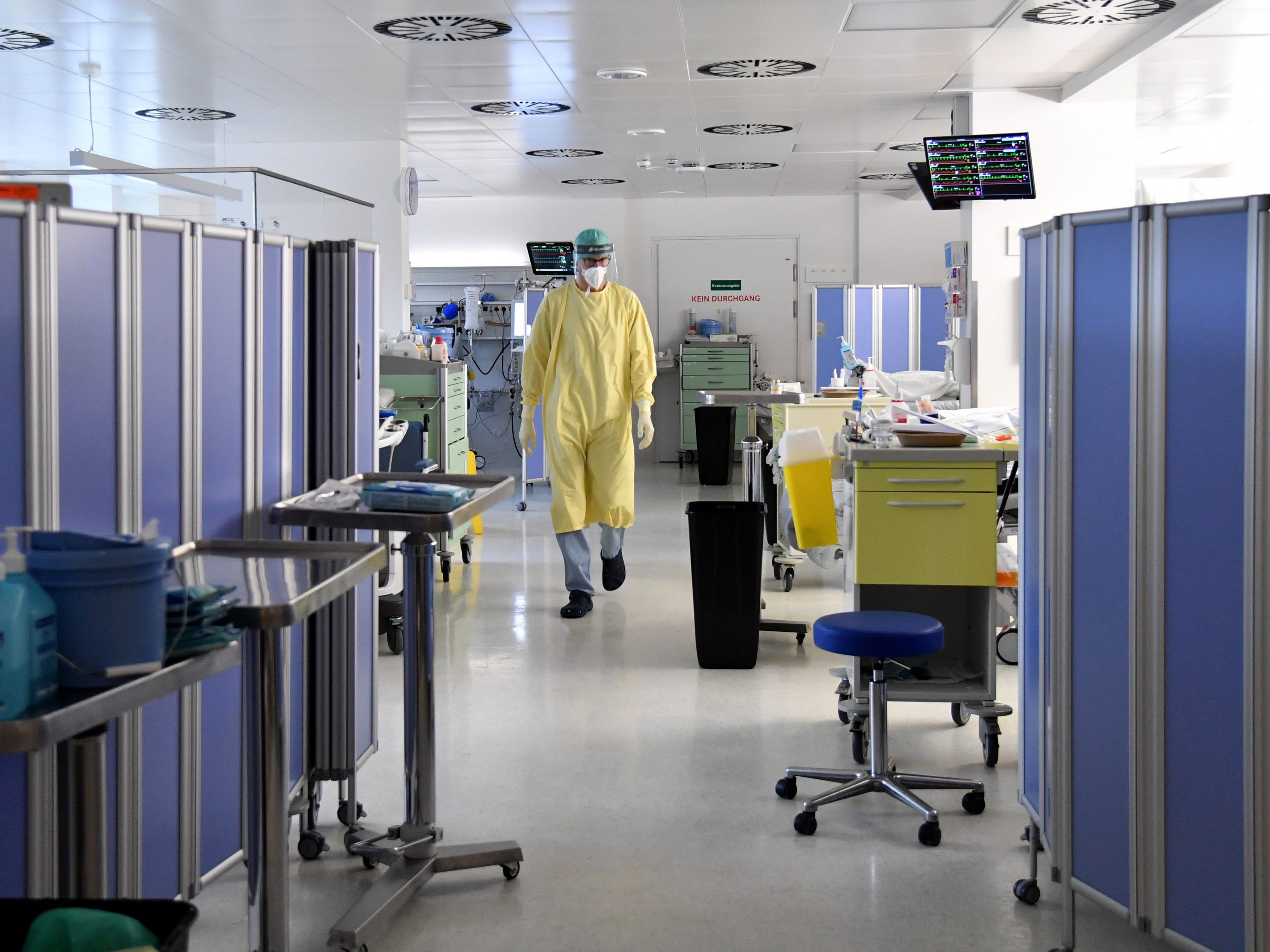 Laut Corona-Prognose soll es noch keine Entlastung bei der Spitalsbelegung mit Corona-Patienten in der kommenden Woche geben.