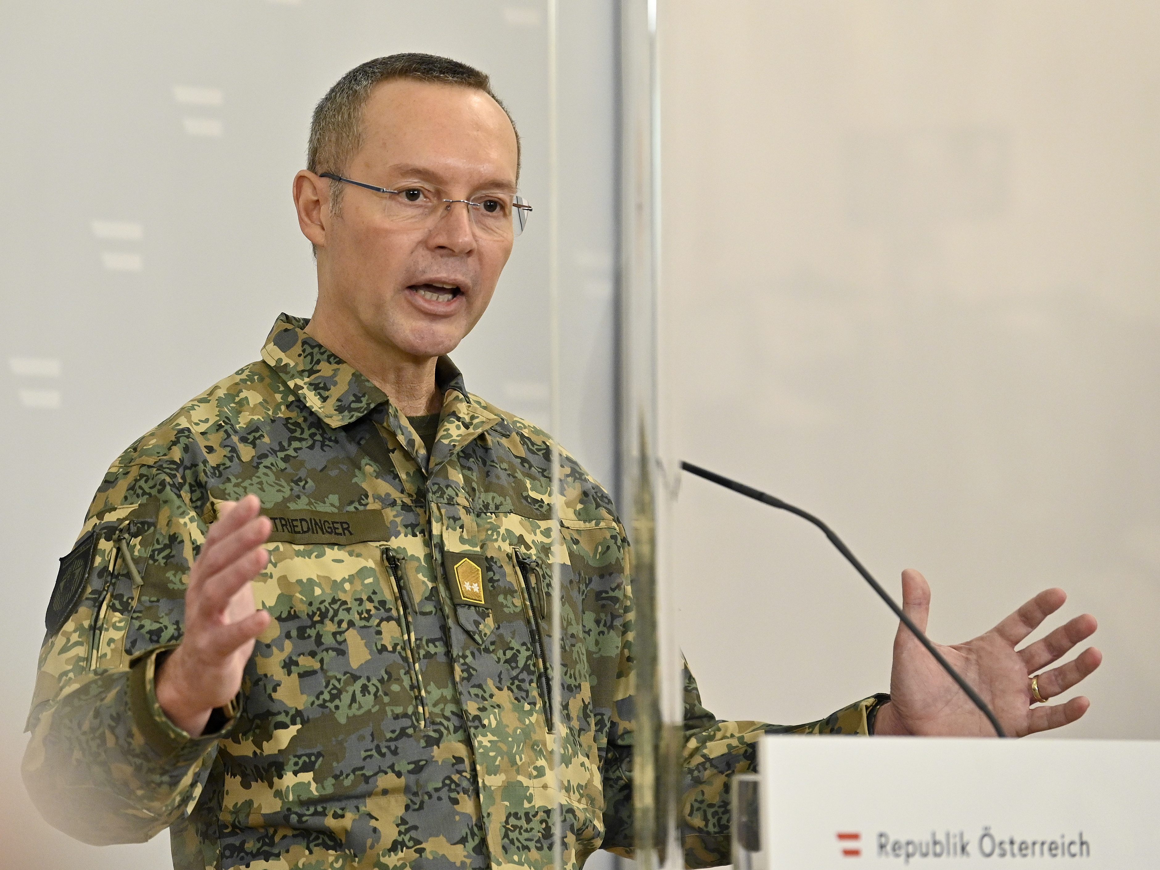 Gecko: Rudolf Striedinger mit dem Coronavirus infiziert.