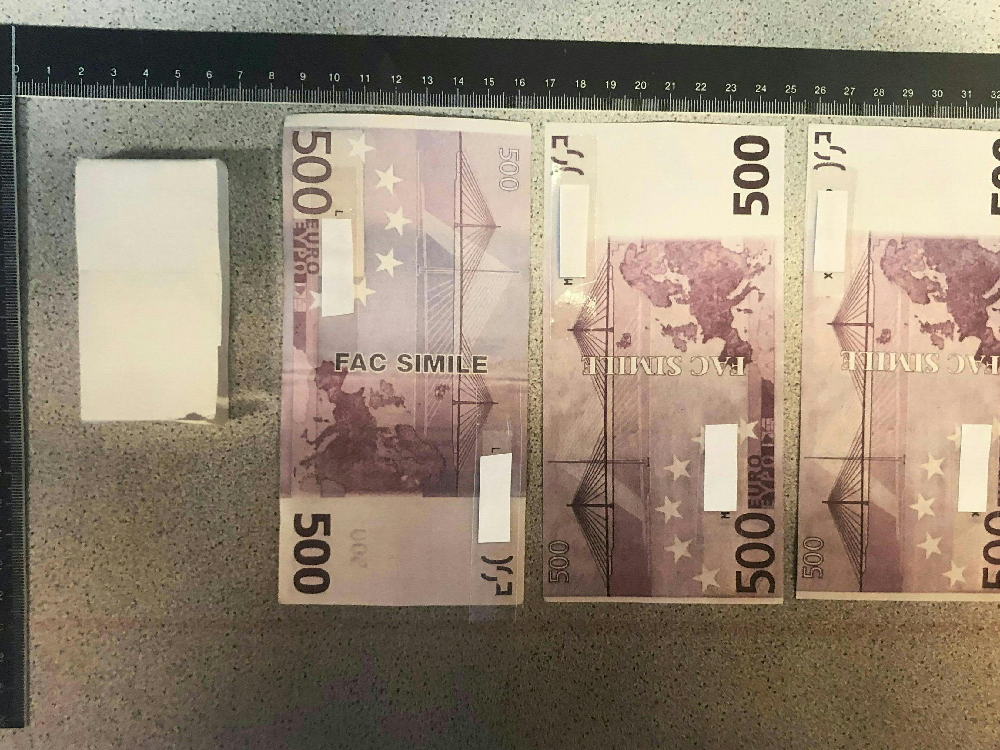 Machenschaften der "Oradea-Connection": Sichergestelltes Falschgeld, das die Täter nach dem Erkenntnissen der Kriminalisten selbst herstellen
