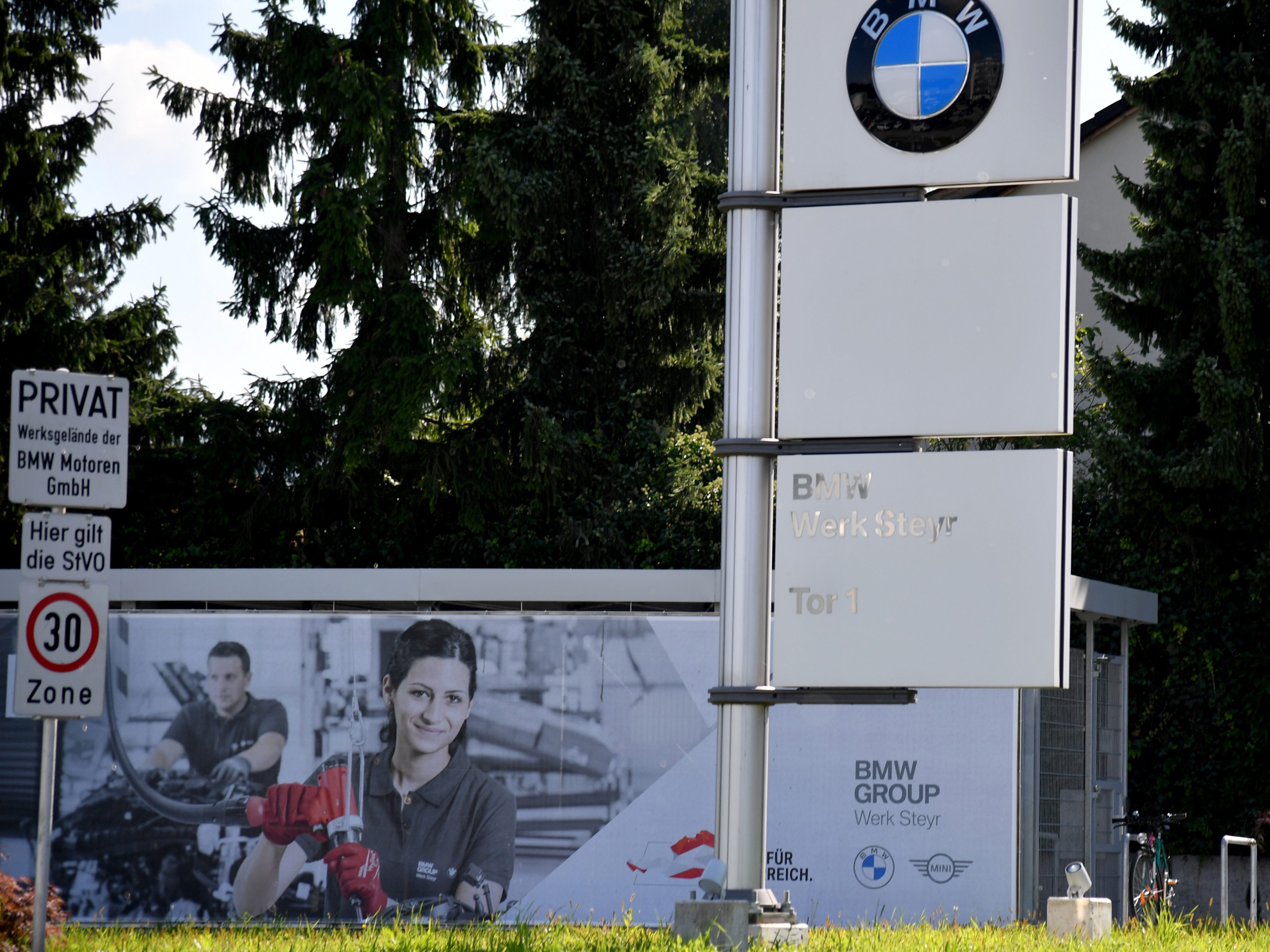 Das BMW-Werk in Steyr geht bis Ende Mai in Kurzarbeit