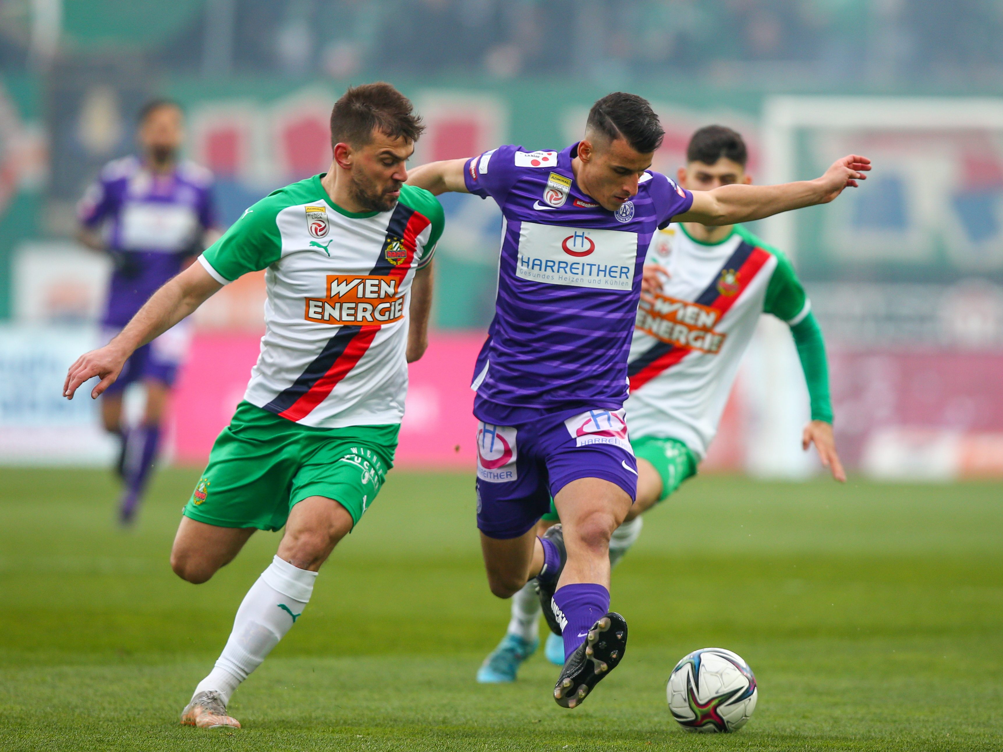 Das Wiener Derby Rapid gegen Austria endete 1:1. Das Wiener Derby Rapid gegen Austria endete 1:1.