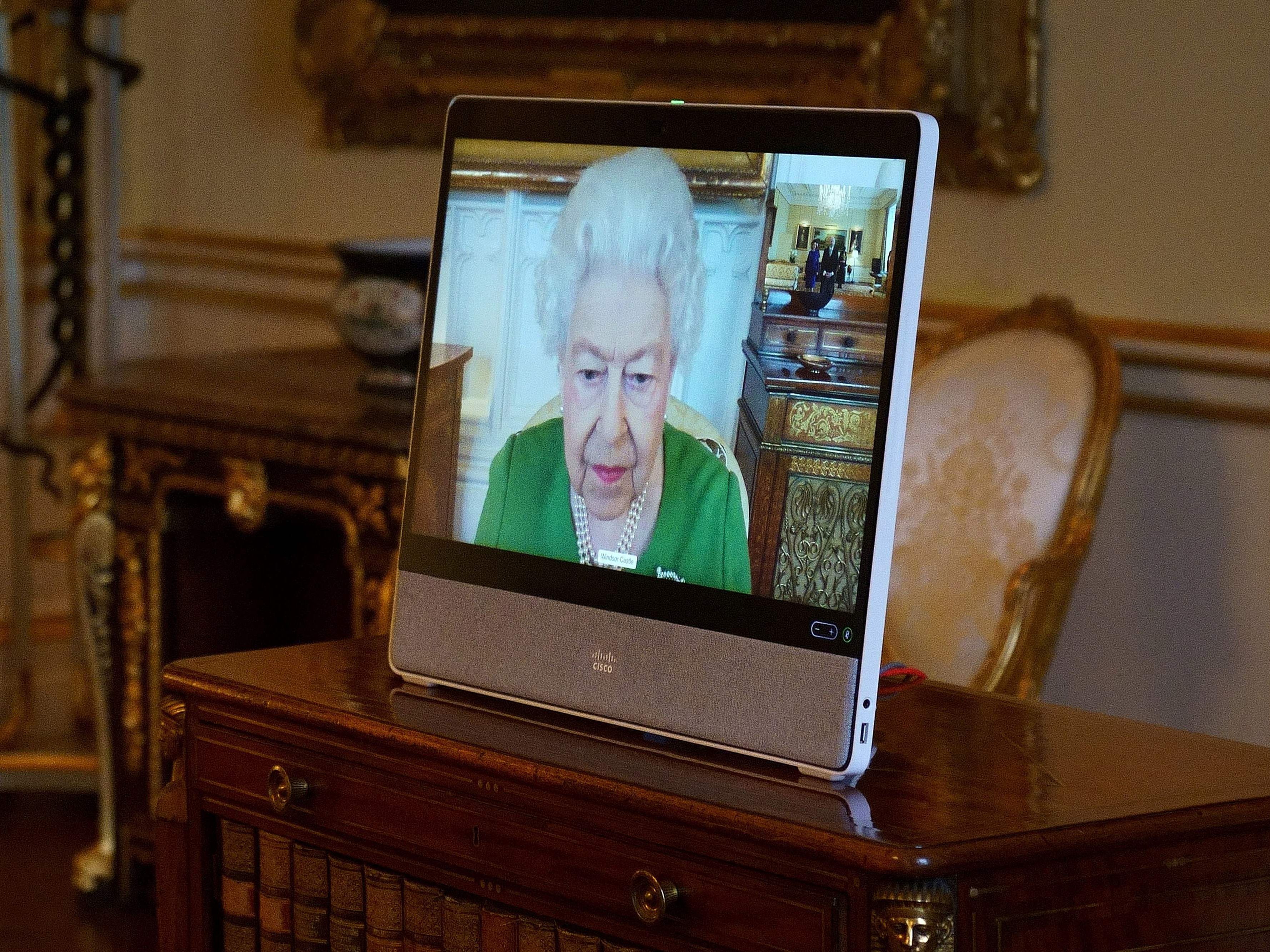 Die Queen hat wieder virtuelle Termine wahrgenommen Die Queen hat wieder virtuelle Termine wahrgenommen
