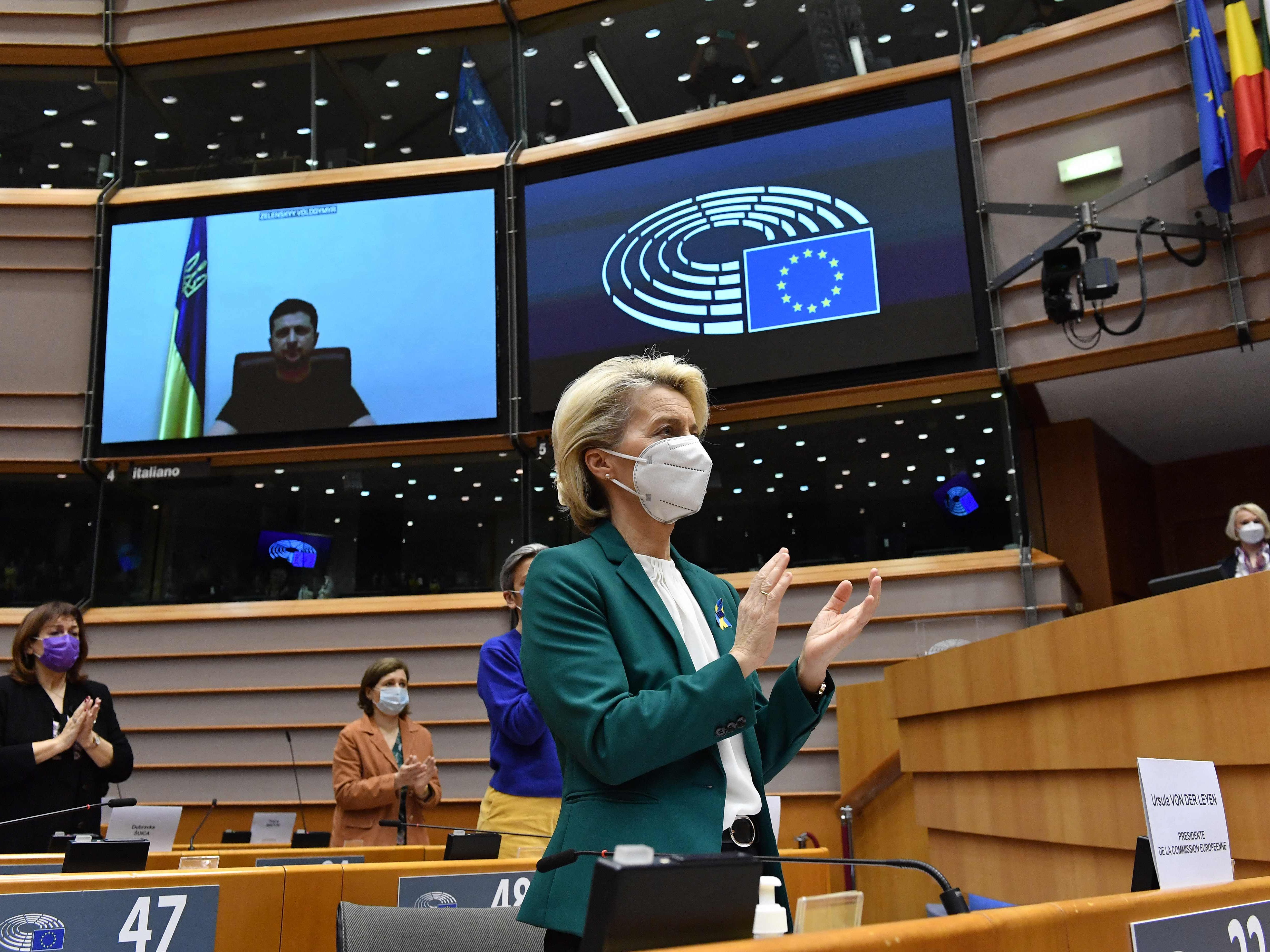 "Dies ist die Stunde der Wahrheit für Europa", sagte von der Leyen.