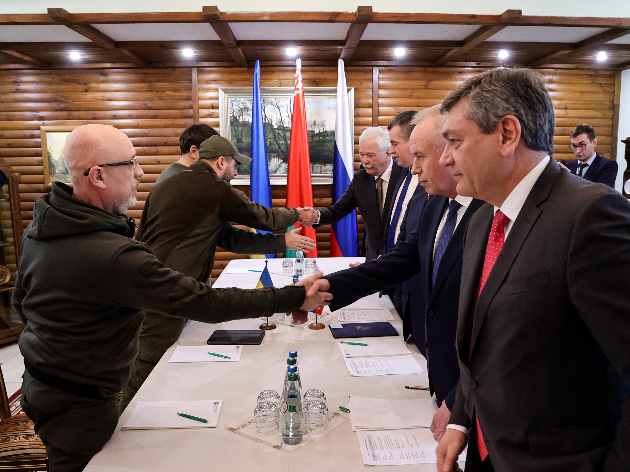 Friedensverhandlungen: Moskau und Kiew einigen sich auf dritte Gesprächsrunde. Friedensverhandlungen: Moskau und Kiew einigen sich auf dritte Gesprächsrunde.