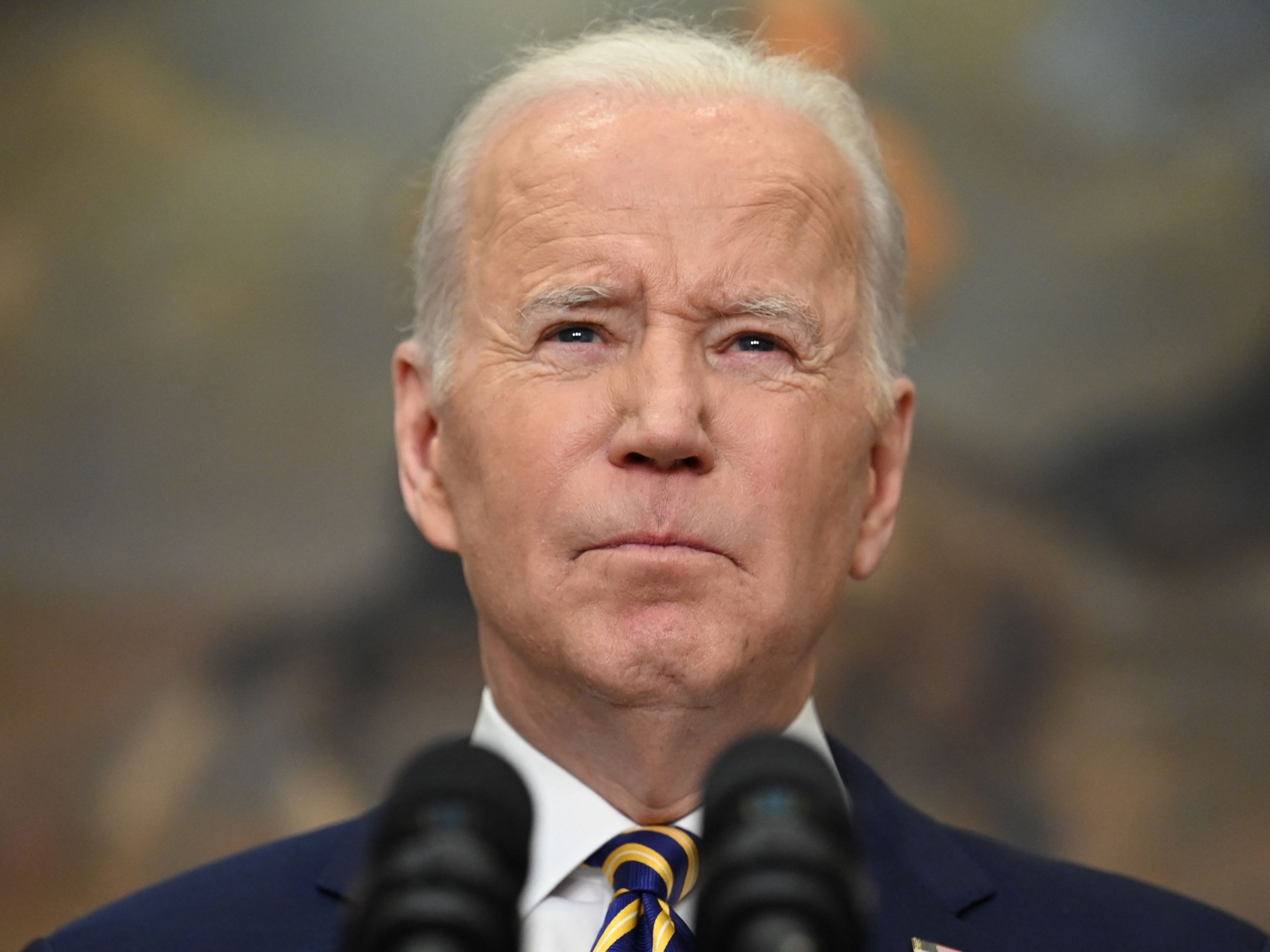 Biden: USA verhängen Importverbot für russisches Öl. Biden: USA verhängen Importverbot für russisches Öl.