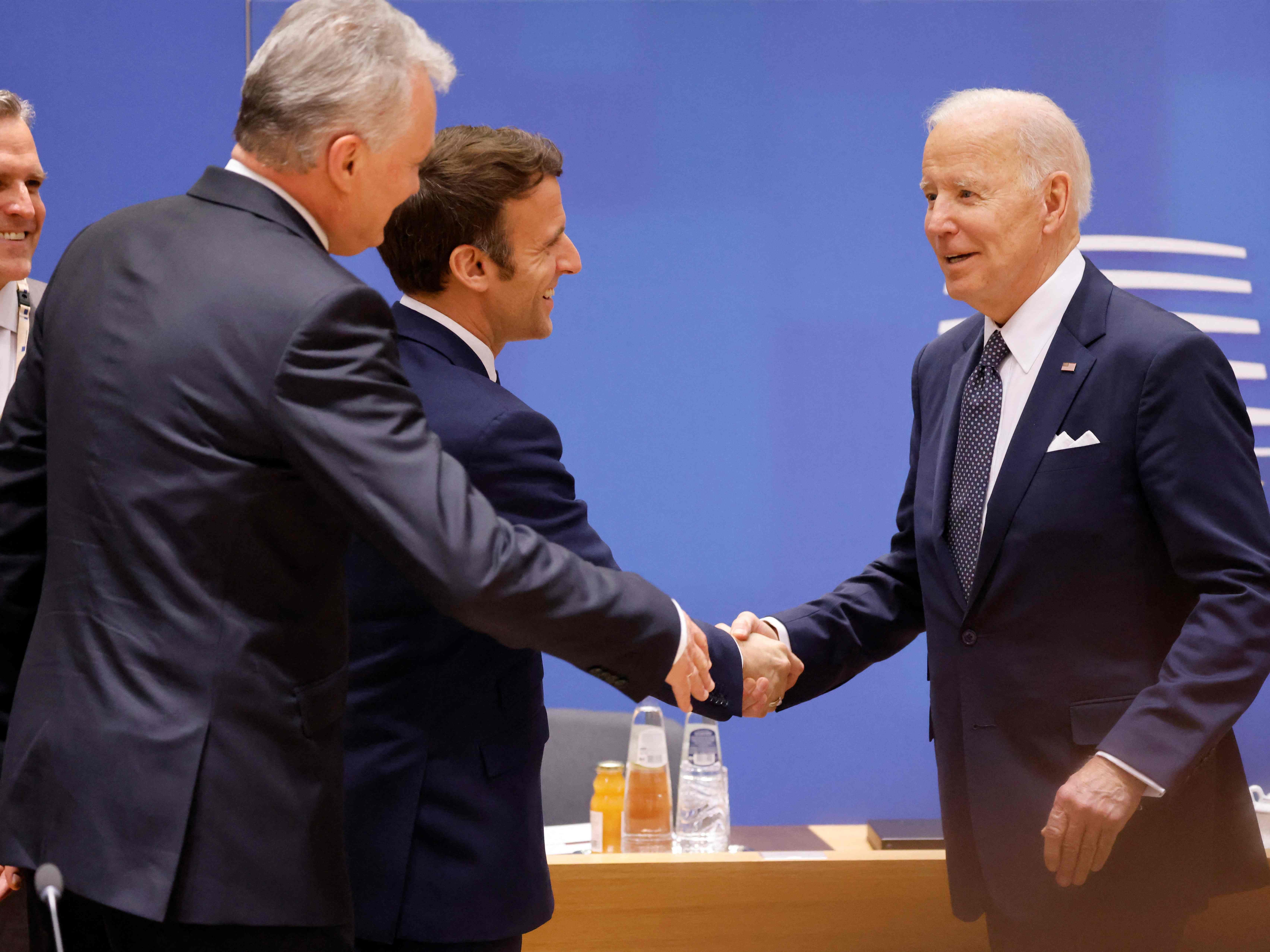 US-Präsident: "NATO nach einem Monat Krieg geschlossen wie nie zuvor". US-Präsident: "NATO nach einem Monat Krieg geschlossen wie nie zuvor".