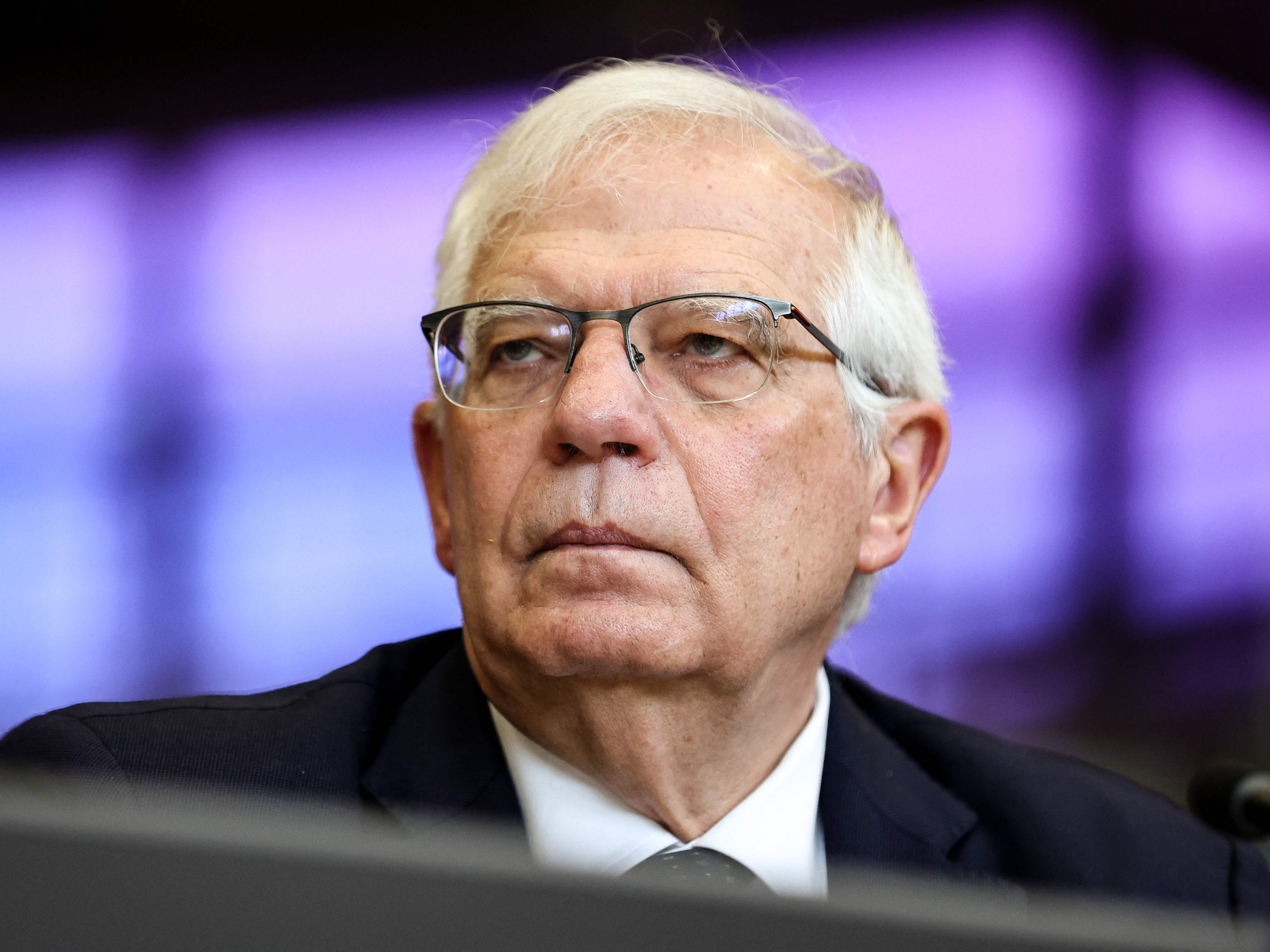 Laut EU-Chefdiplomat Josep Borrell wurde eine EU-Einrichtung in Ukraine von Russland beschossen Laut EU-Chefdiplomat Josep Borrell wurde eine EU-Einrichtung in Ukraine von Russland beschossen