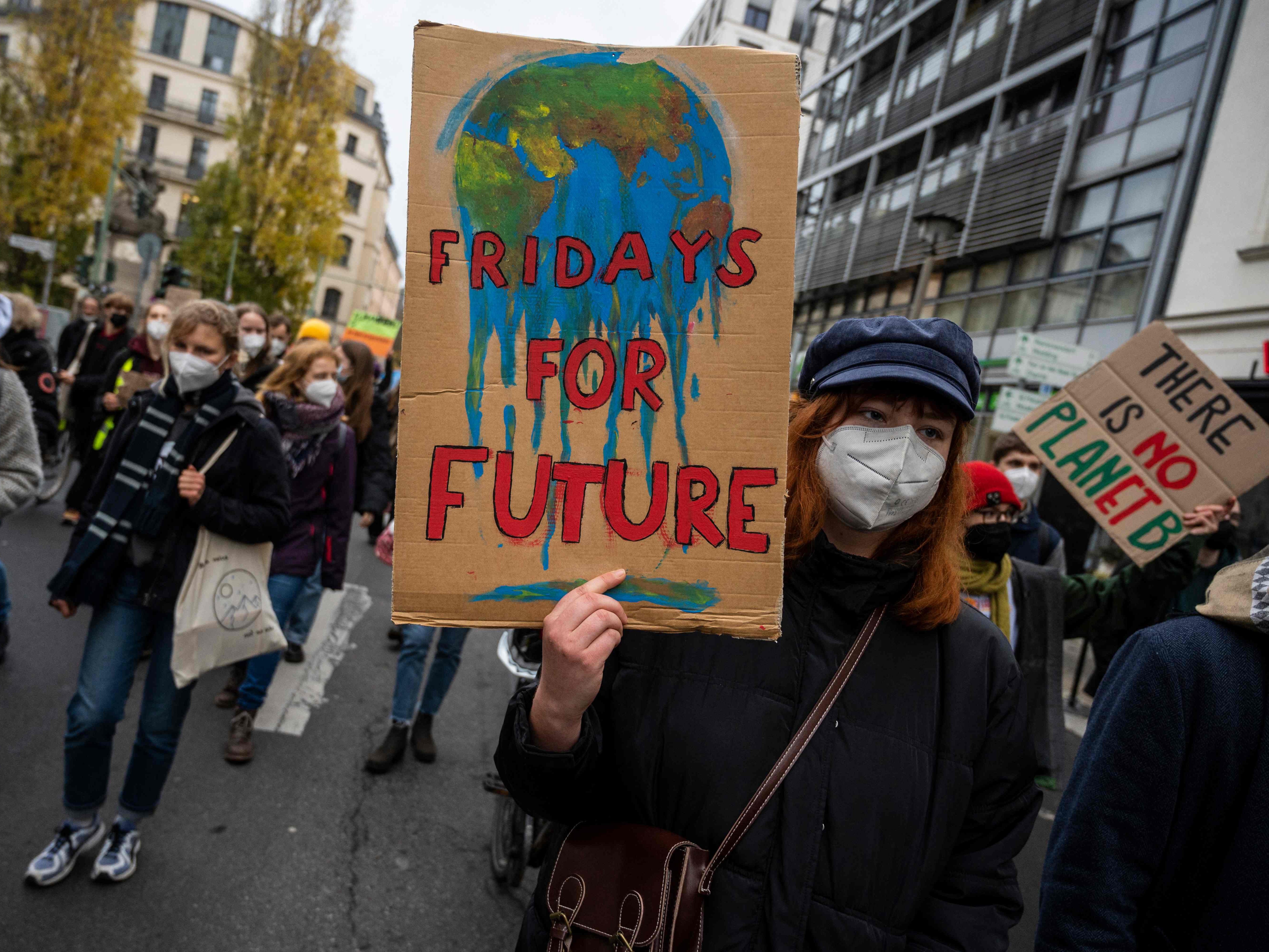 Bei einer Demonstration von Fridays for Future in Hannover darf die Musikerin Ronja Maltzahn wegen ihrer Dreadlocks nicht auftreten